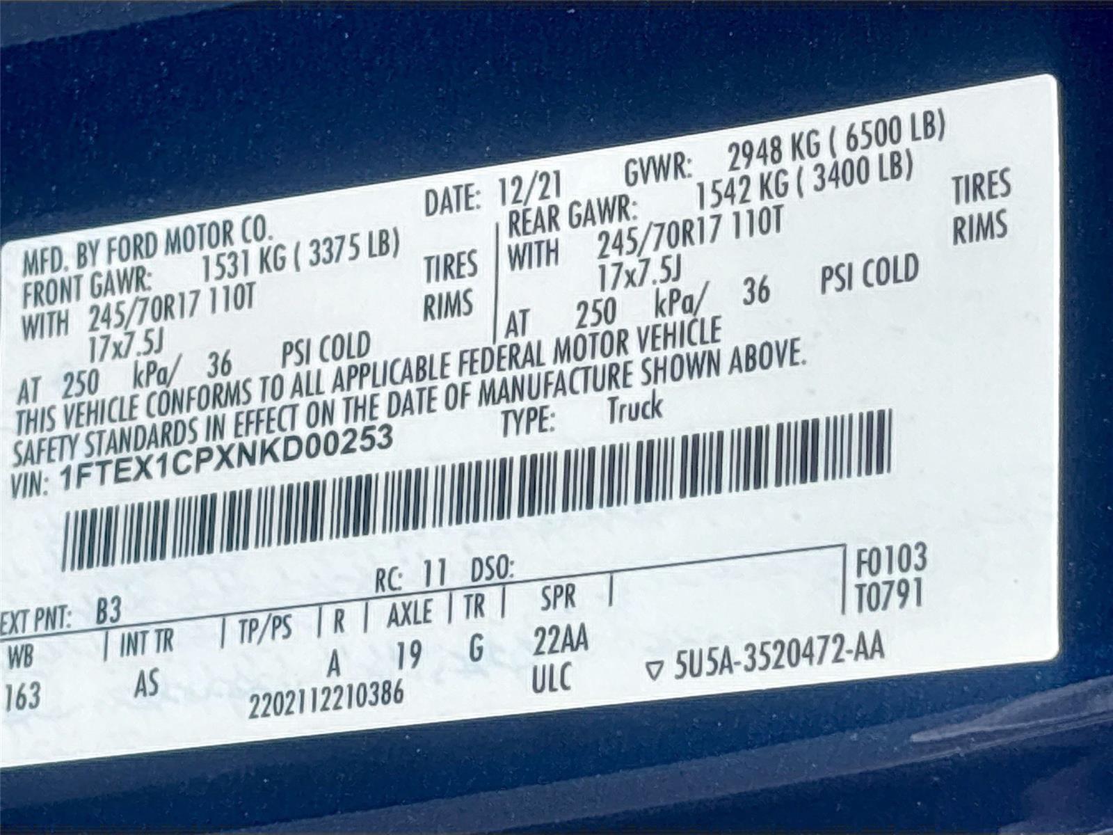 2022 Ford F-150 XL