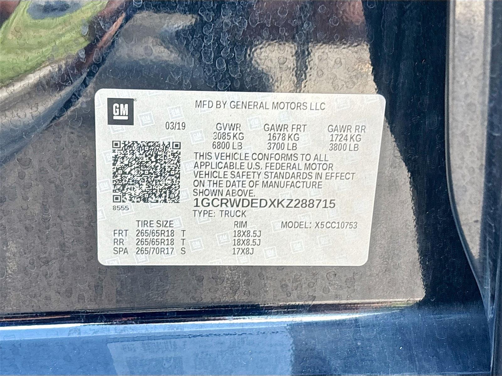 2019 Chevrolet Silverado 1500 RST
