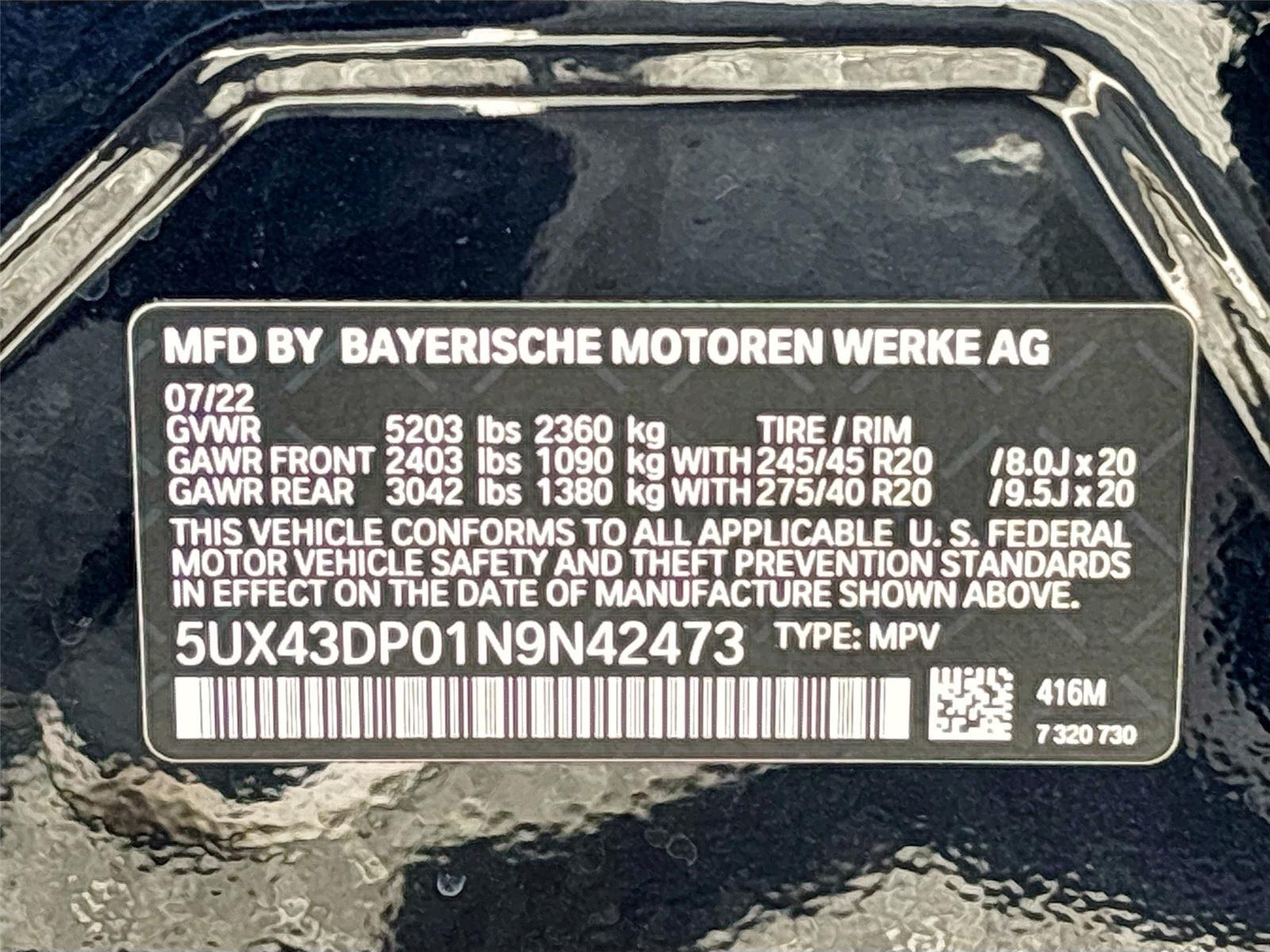 2022 BMW X3 sDrive30i