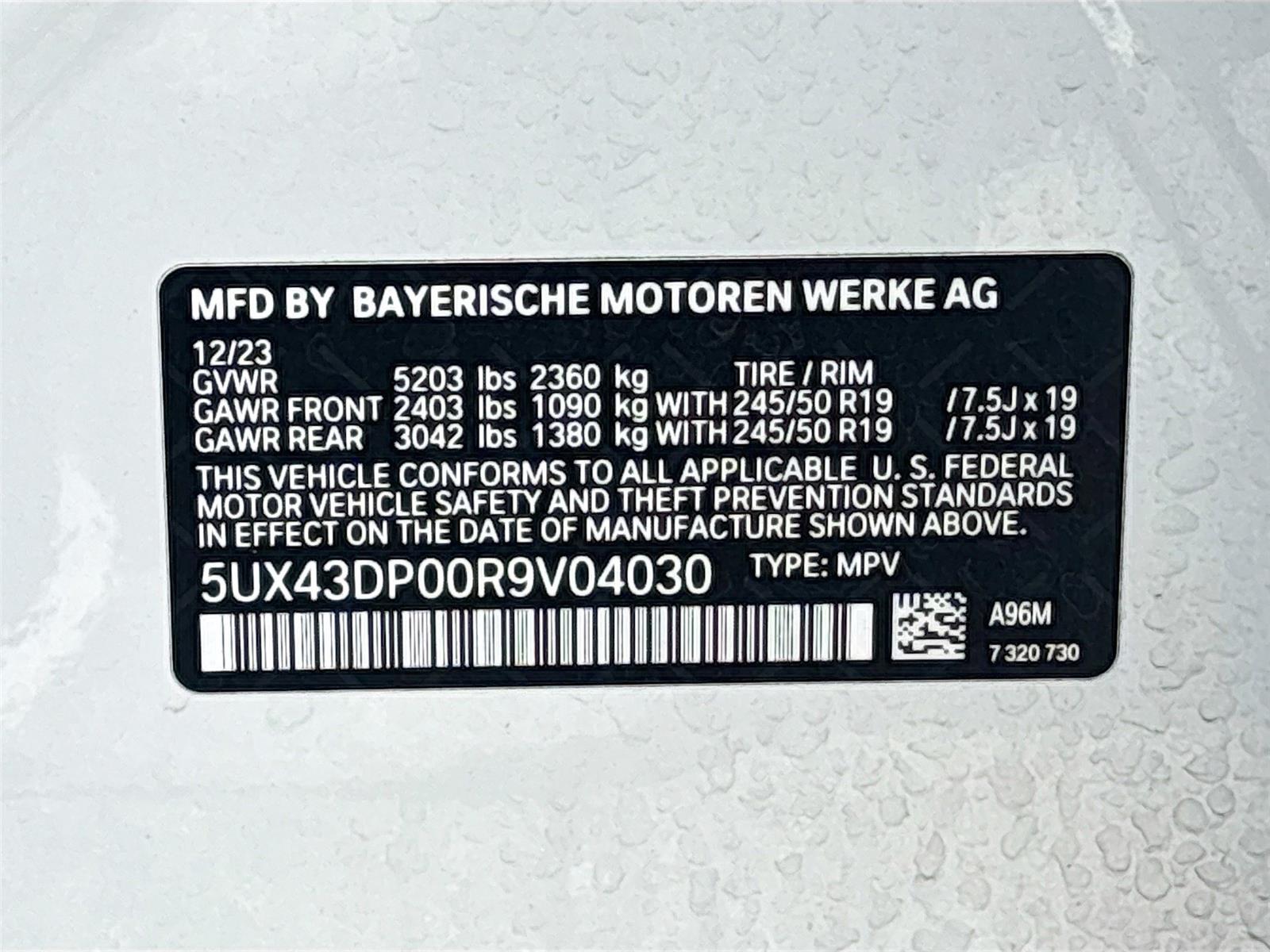 2024 BMW X3 sDrive30i
