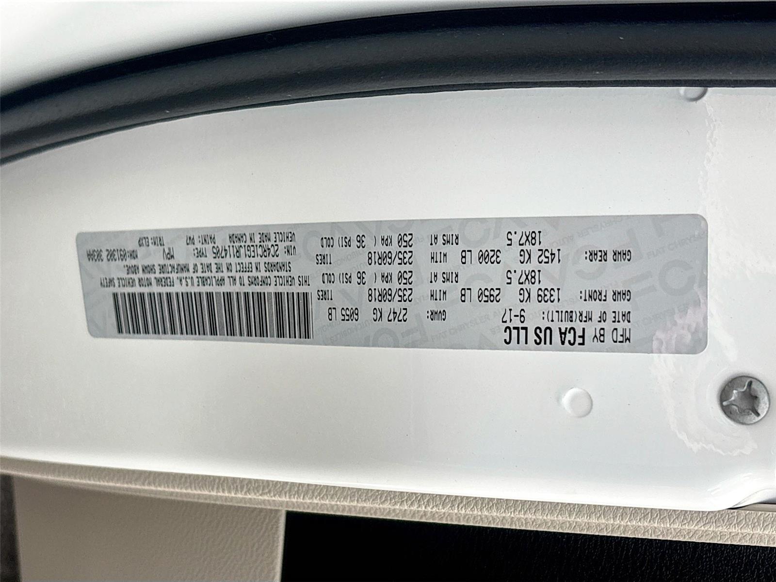 2018 Chrysler Pacifica Touring L Plus