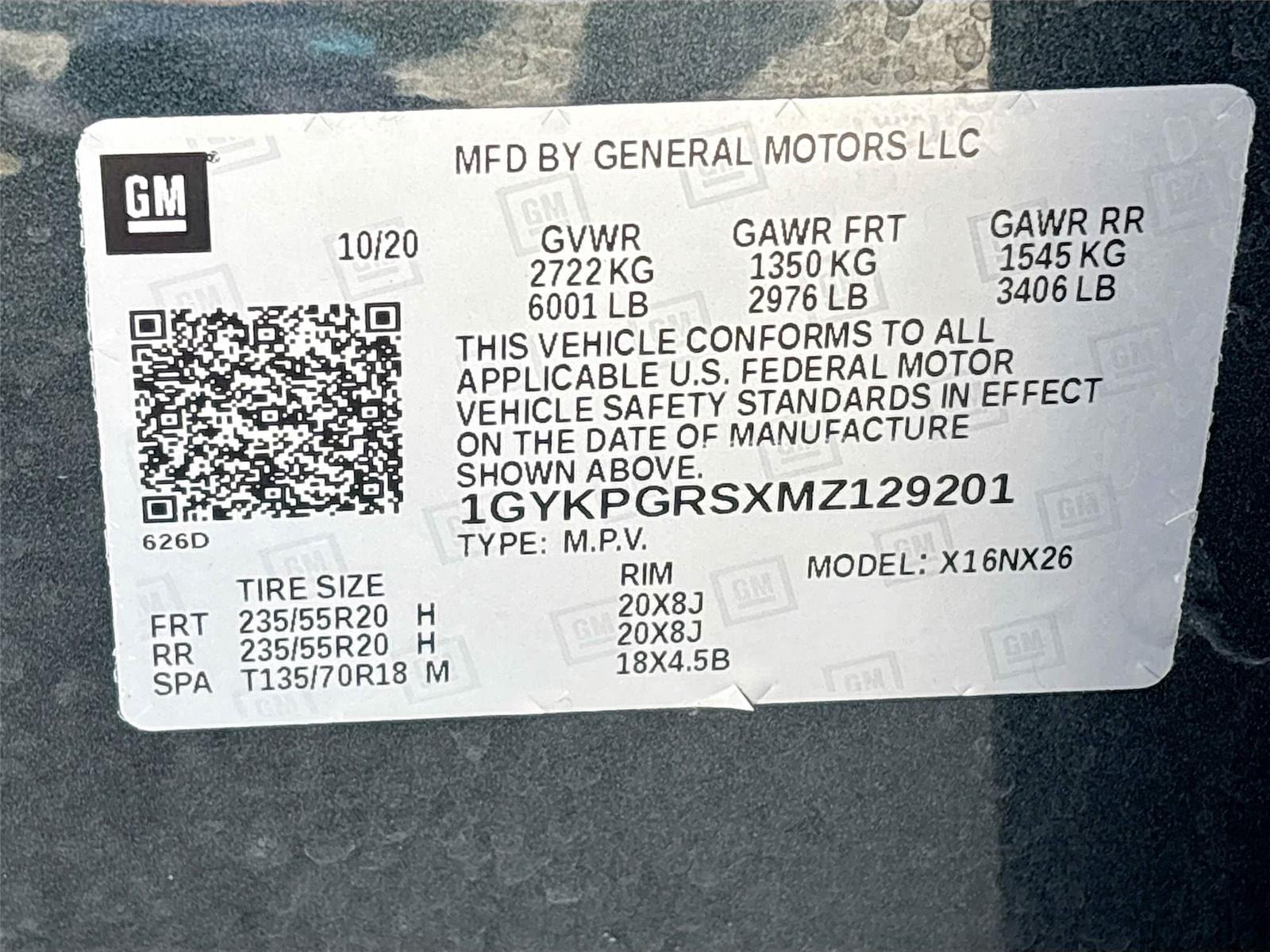 2021 Cadillac XT6 Sport