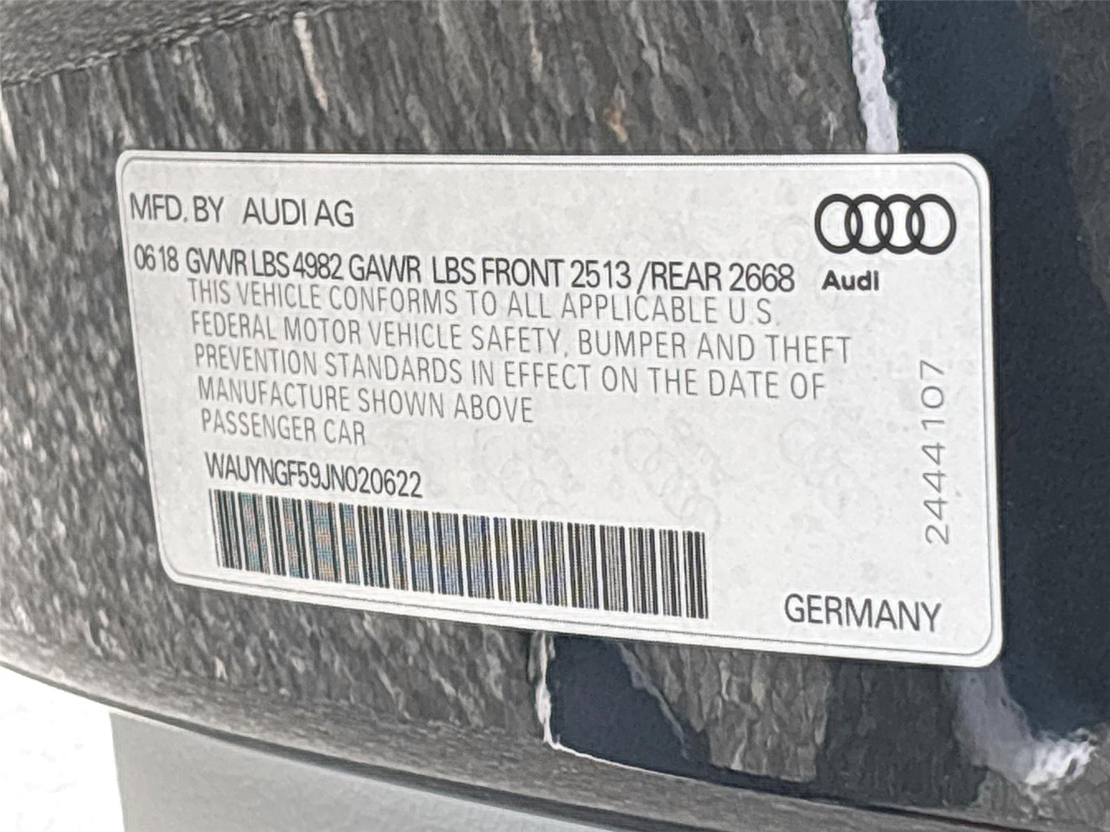 2018 Audi A5 Cabriolet Premium Plus