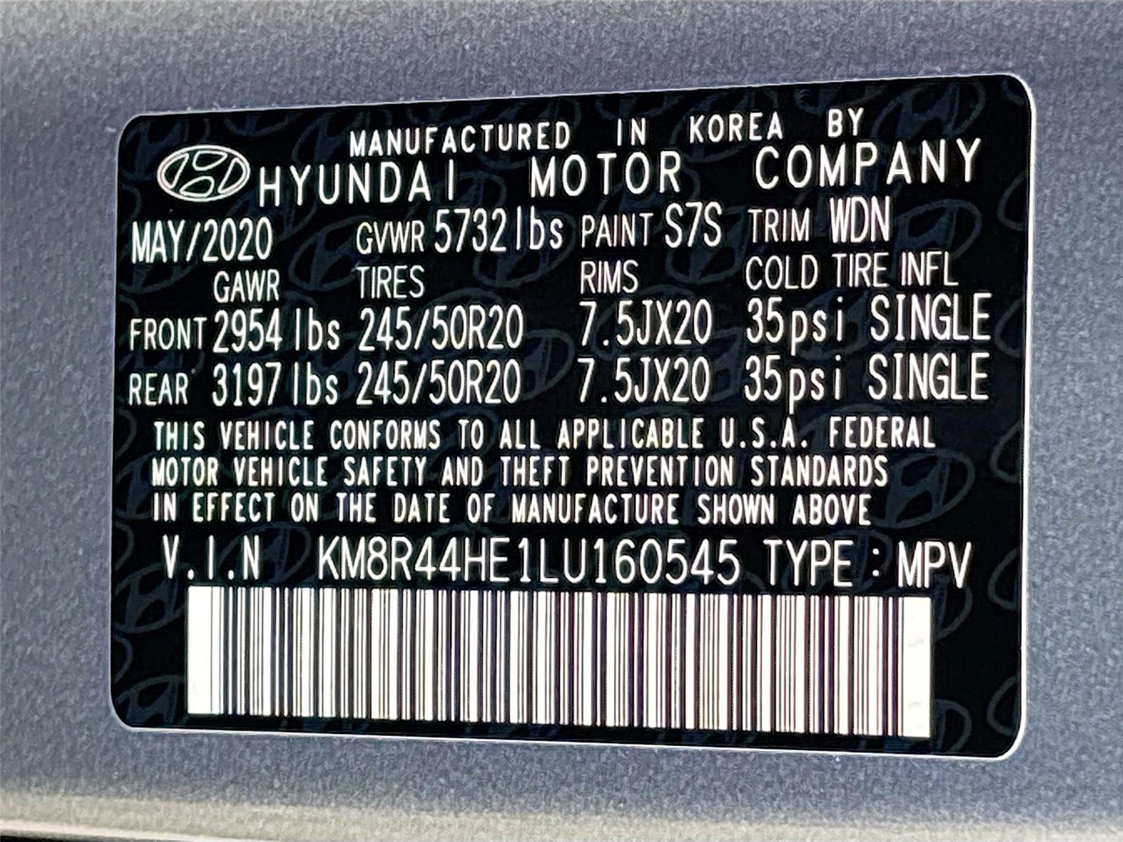 2020 Hyundai Palisade SEL