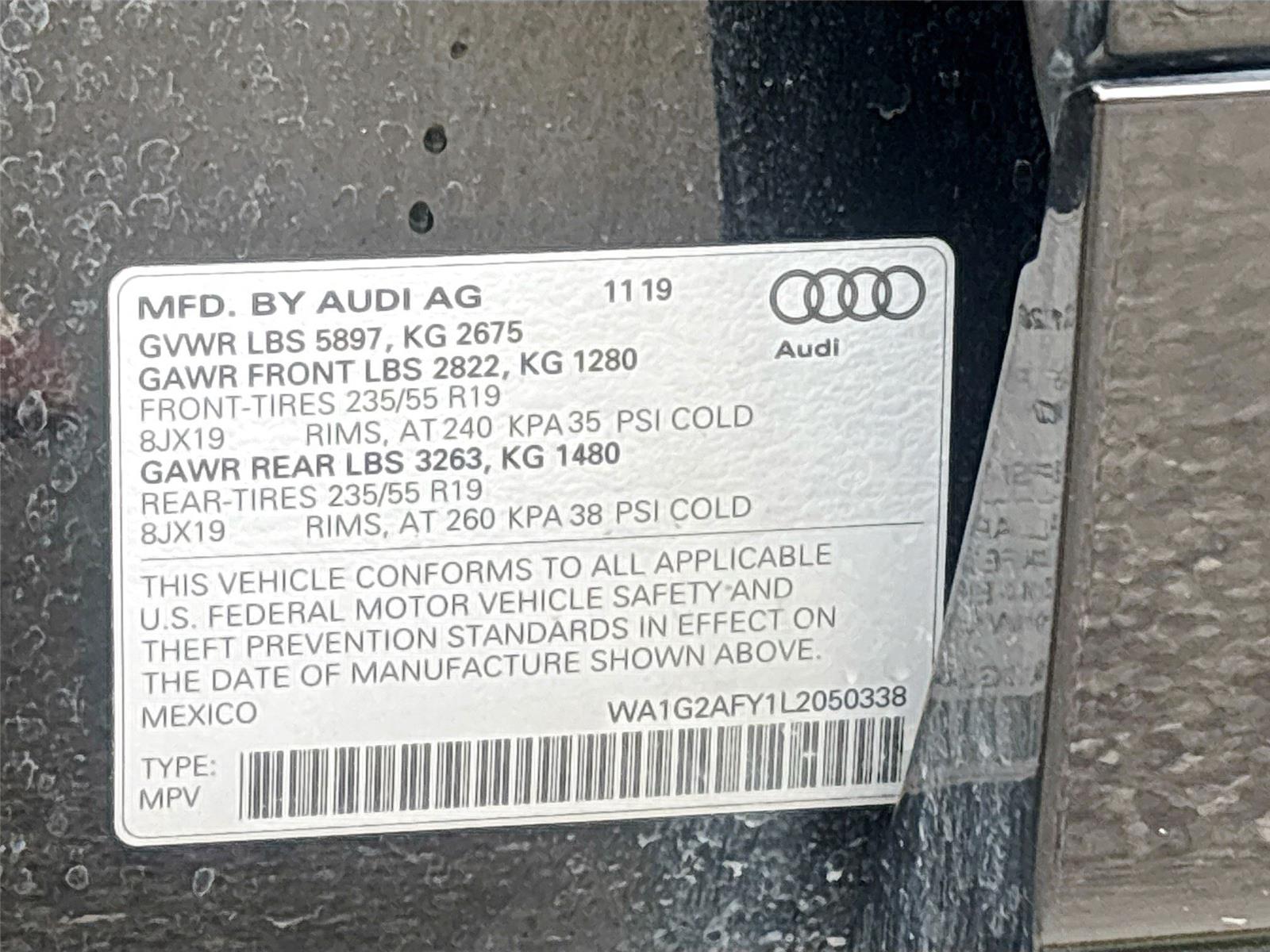 2020 Audi Q5 Premium