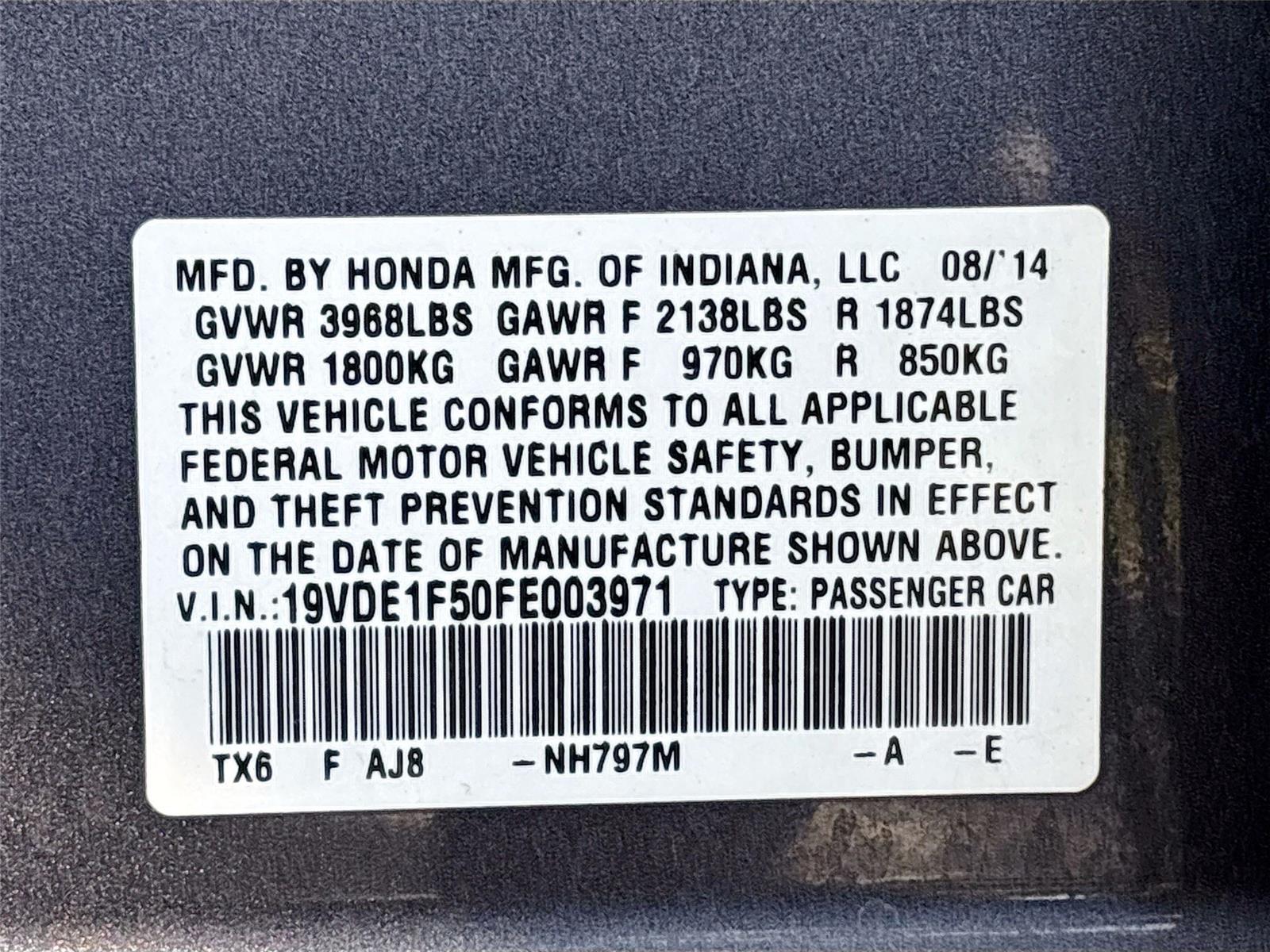 2015 Acura ILX Premium Pkg