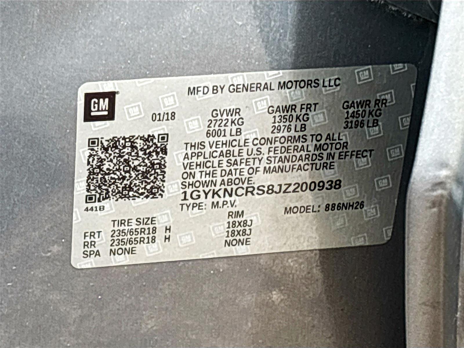 2018 Cadillac XT5 Luxury FWD