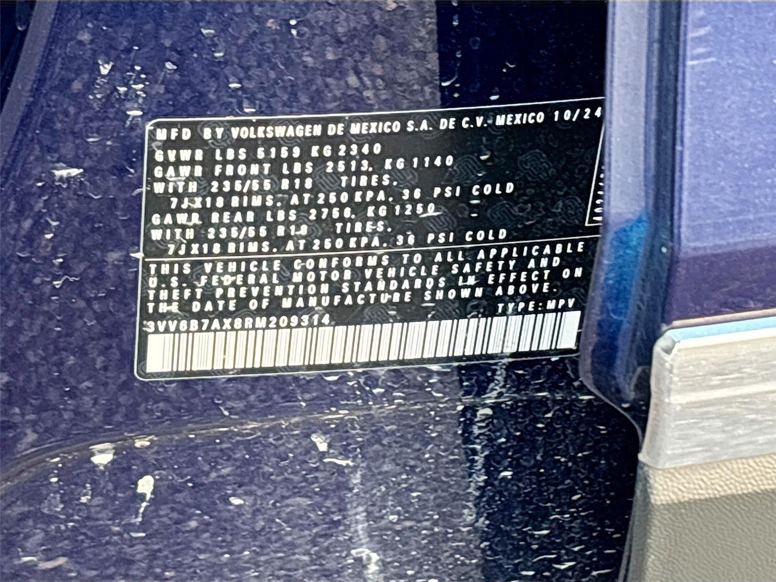 2024 Volkswagen Tiguan Wolfsburg Edition