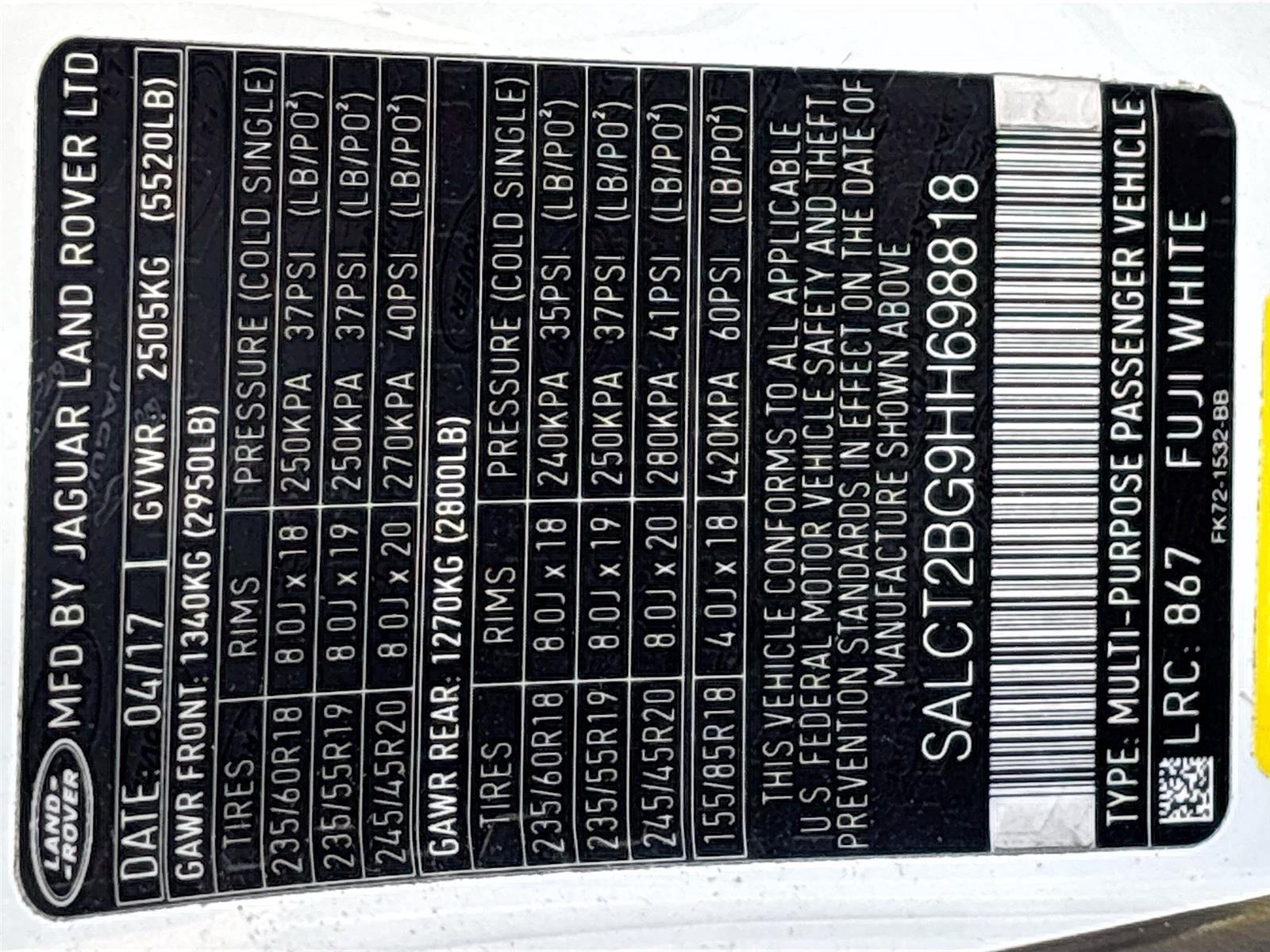 2017 Land Rover Discovery Sport HSE Luxury