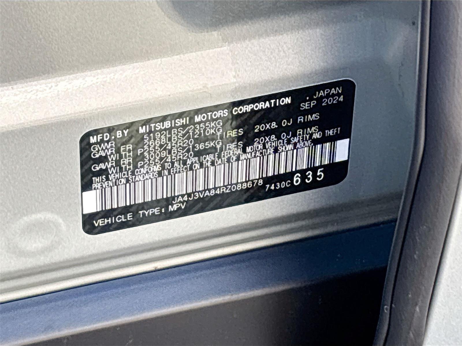 2024 Mitsubishi Outlander SE