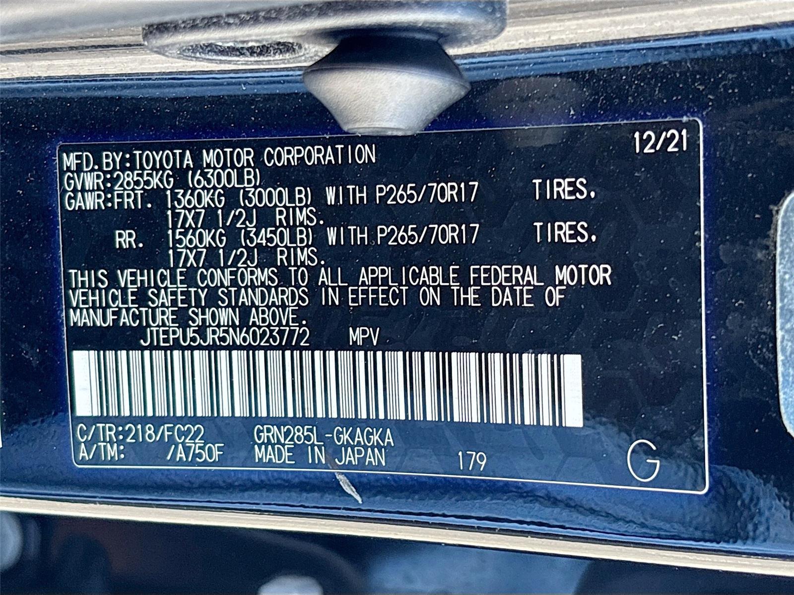 2022 Toyota 4Runner TRD Off Road