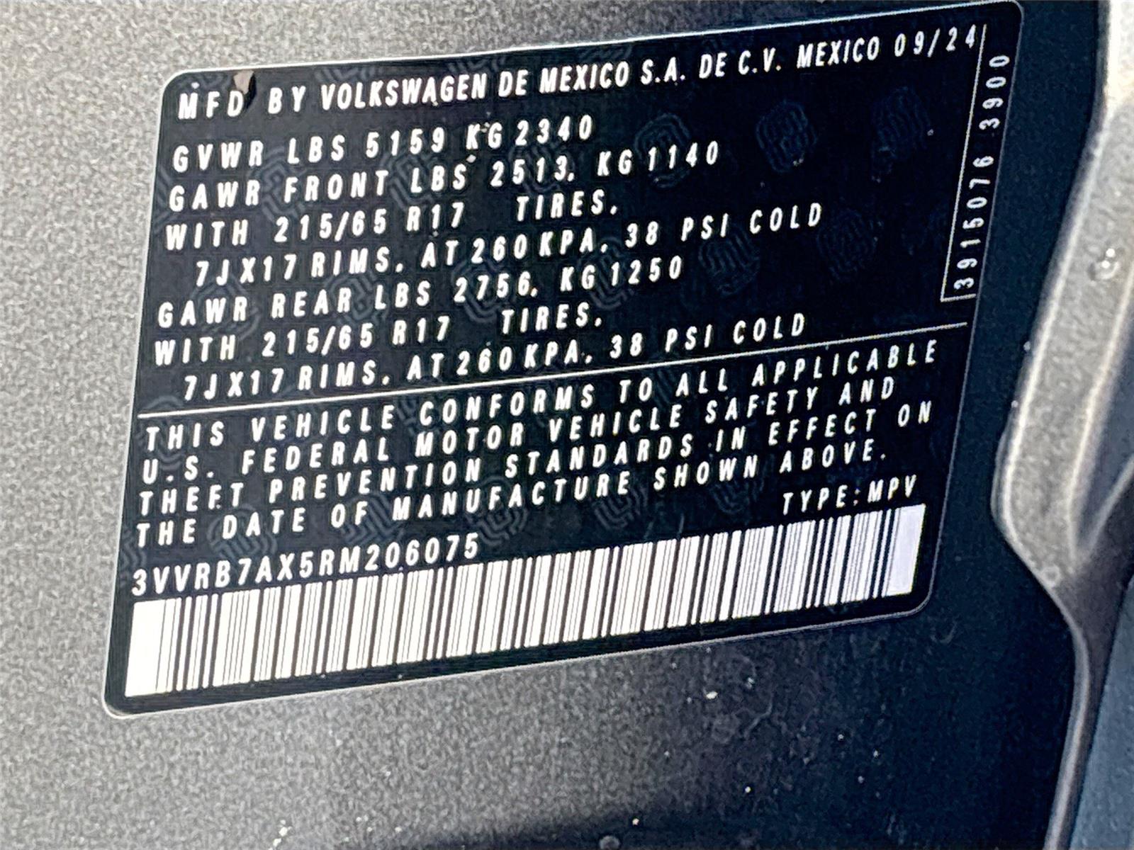 2024 Volkswagen Tiguan S