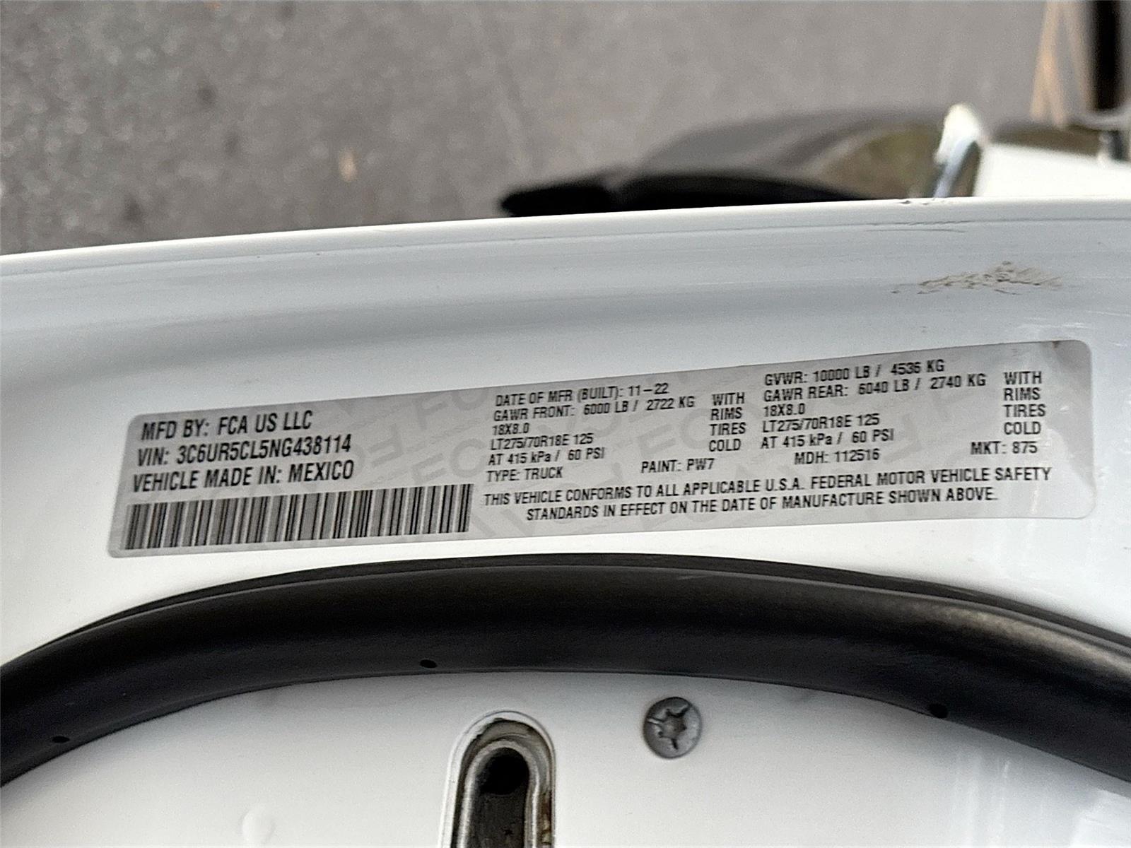 2022 Ram 2500 Tradesman