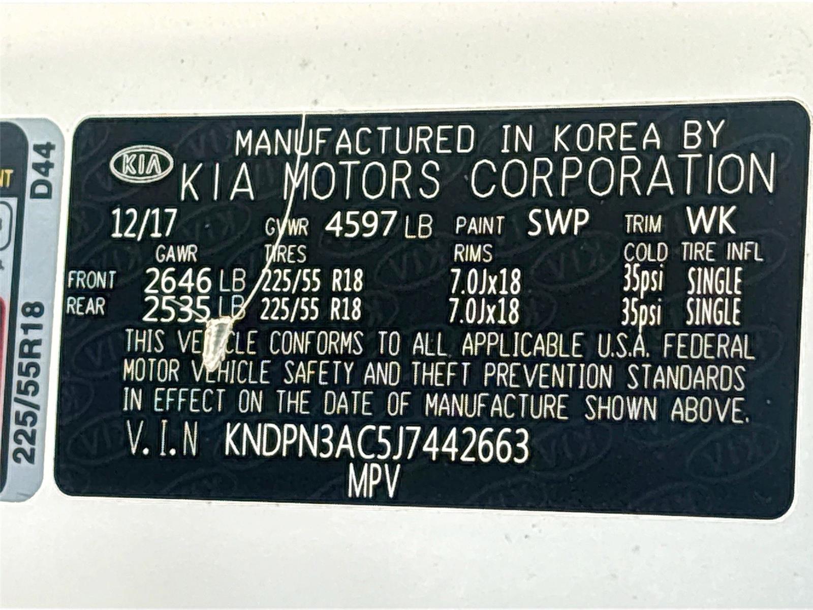 2018 Kia Sportage EX