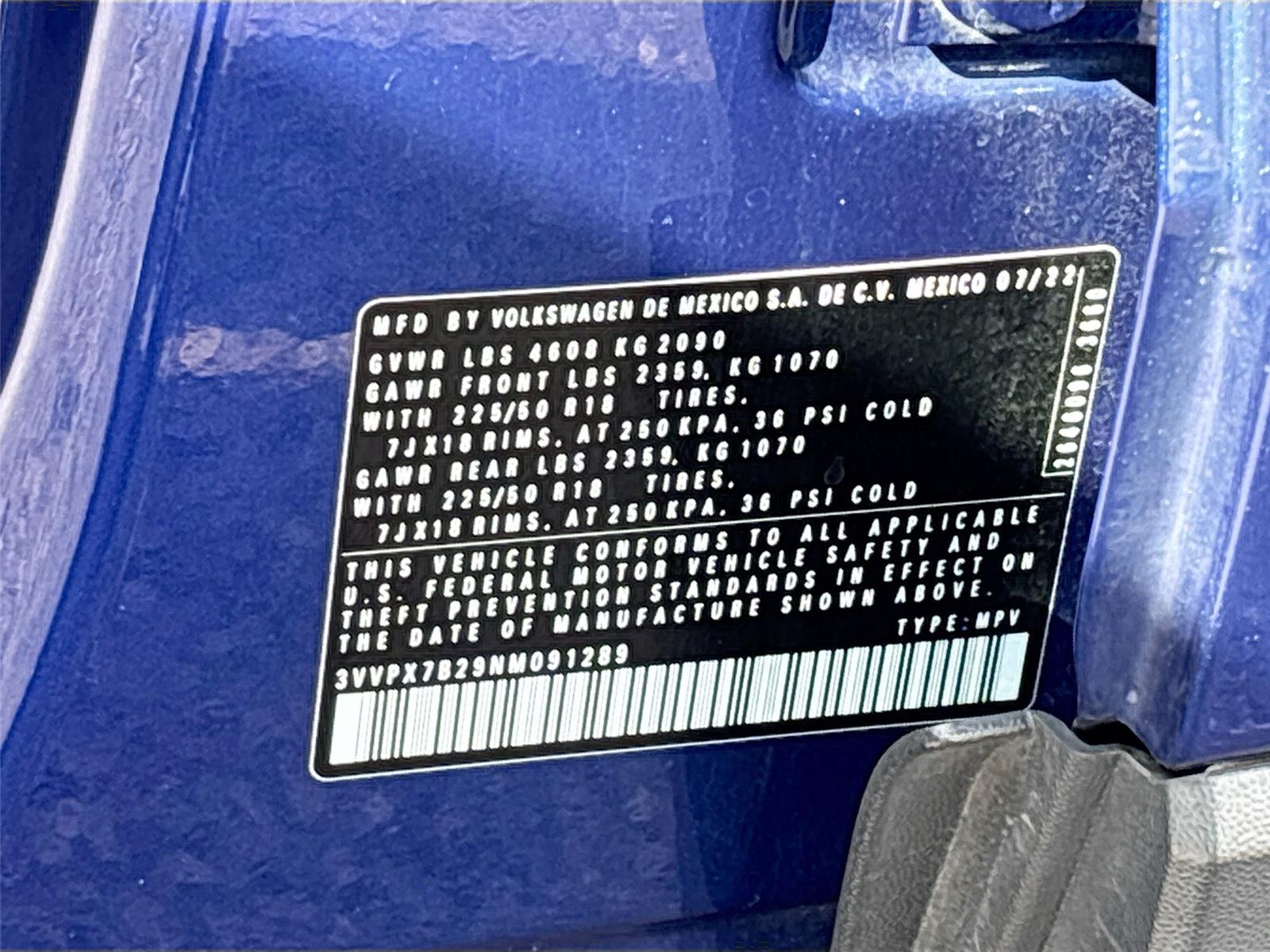 2022 Volkswagen Taos SE