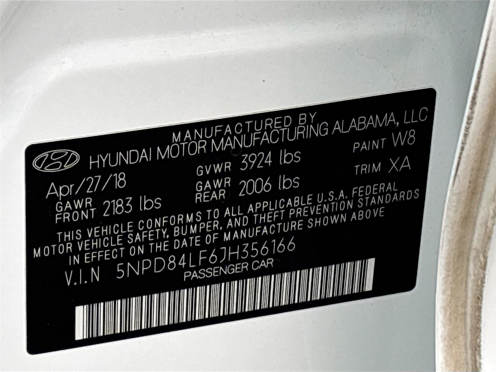 2018 Hyundai Elantra Value Edition