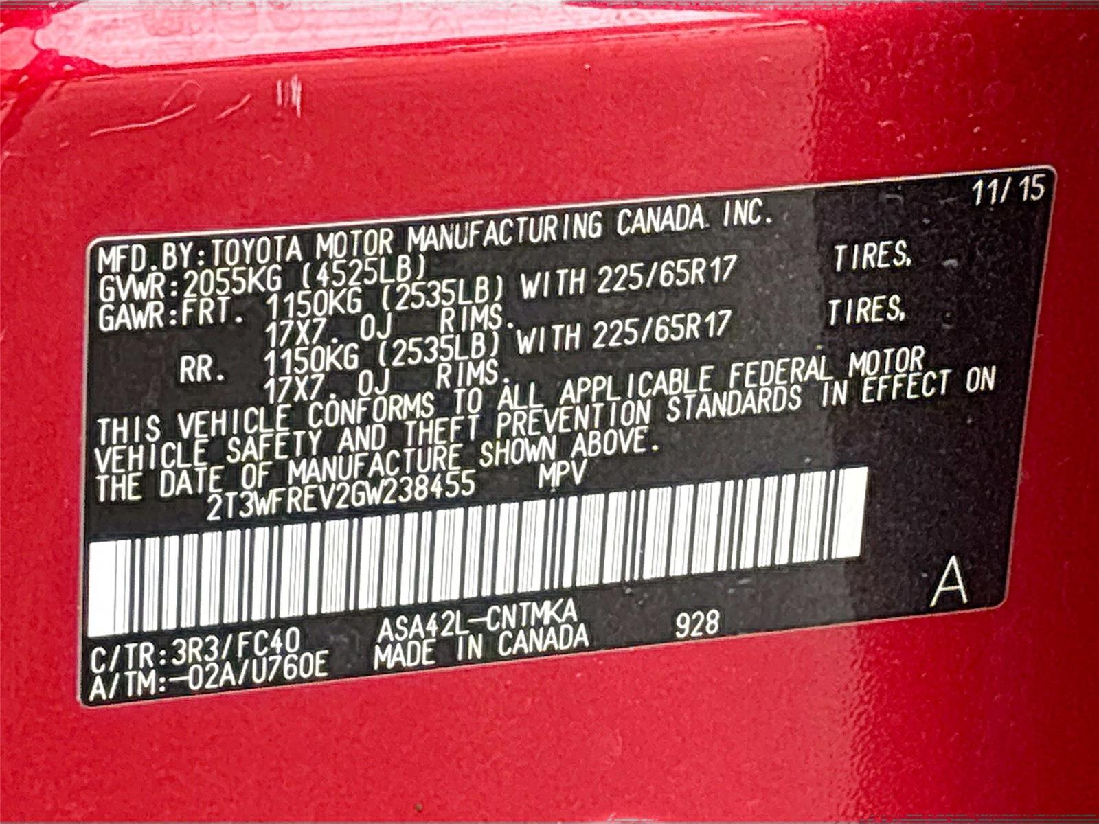 2016 Toyota RAV4 XLE