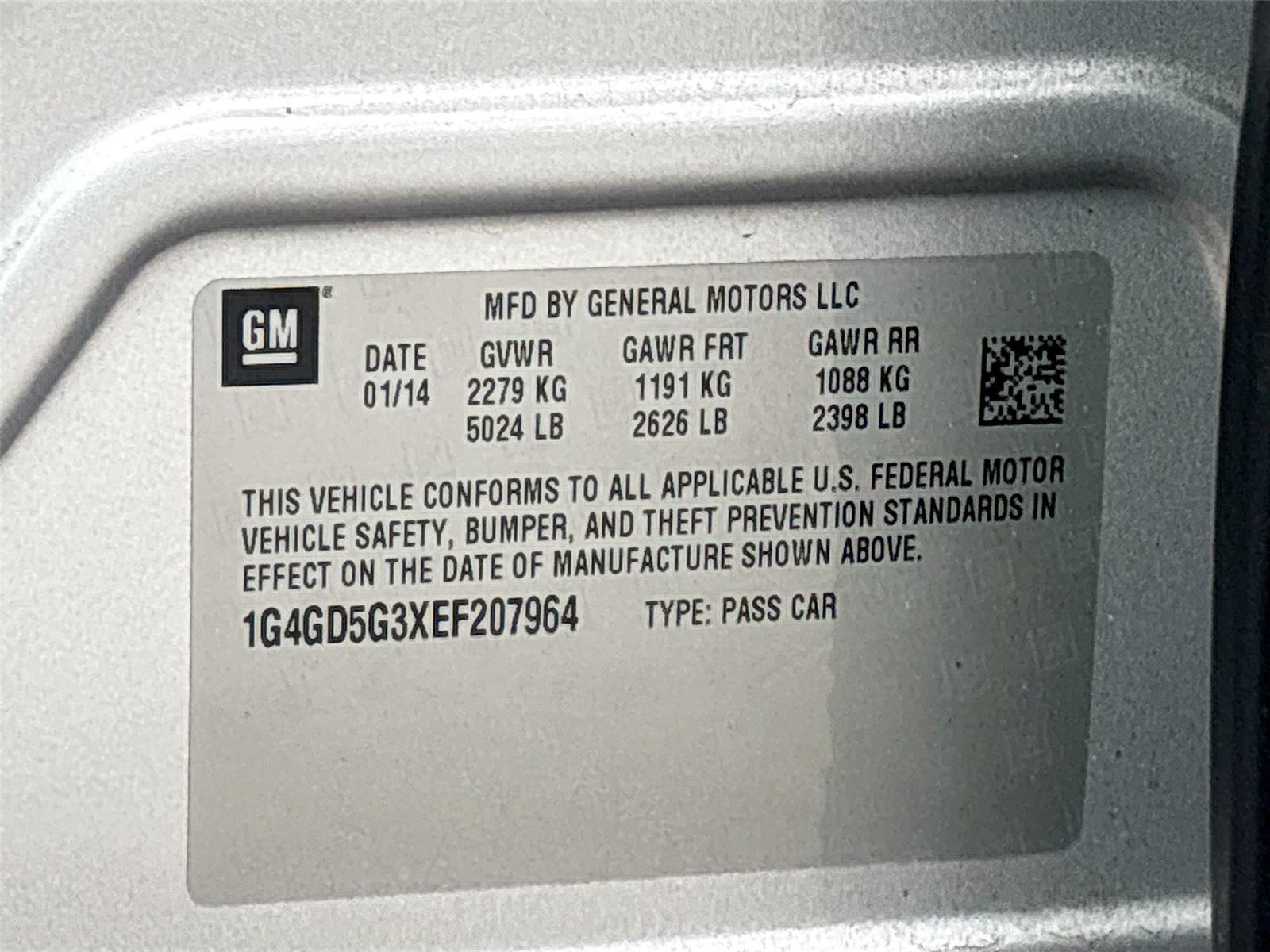 2014 Buick LaCrosse Premium I