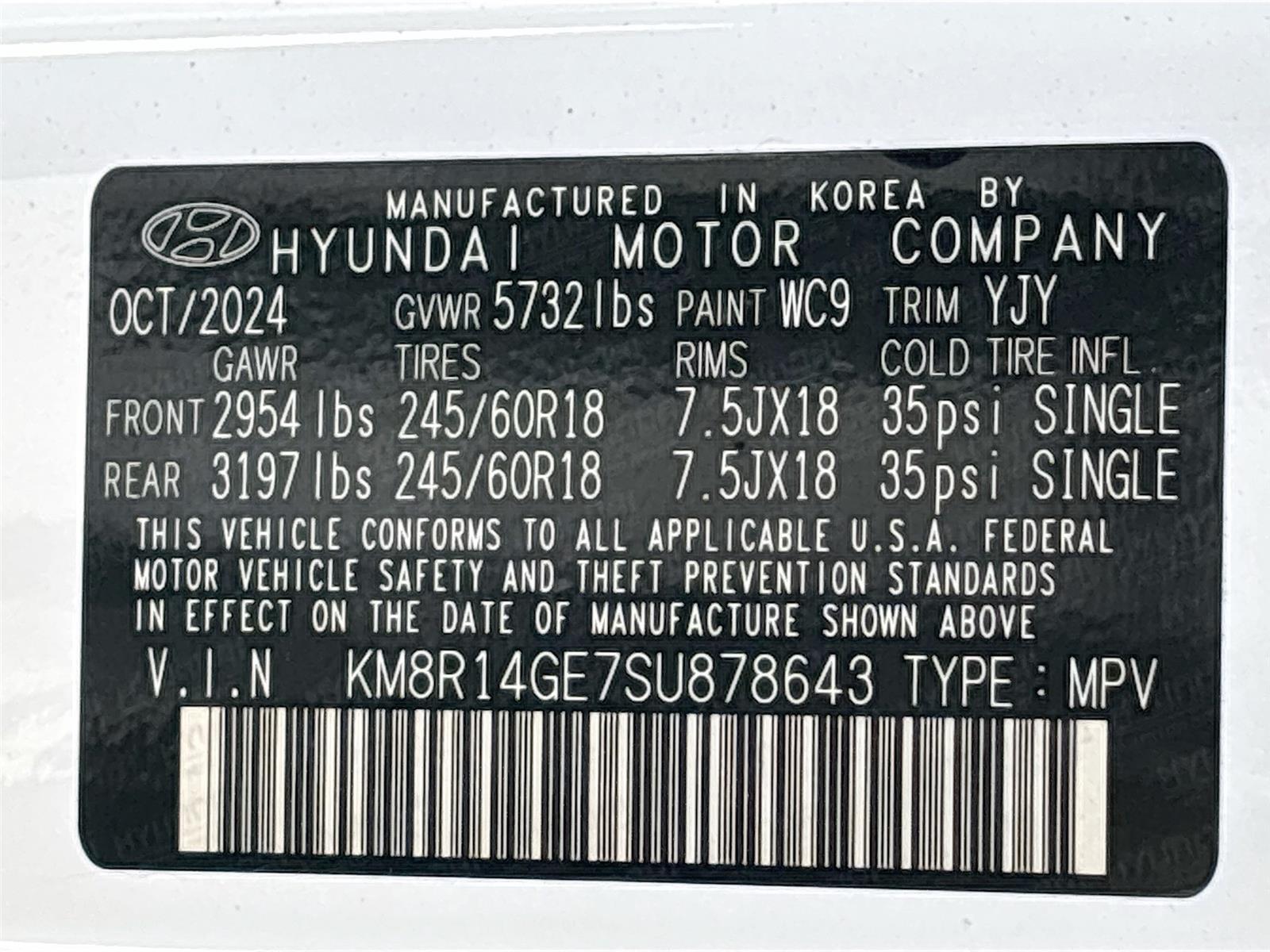 2025 Hyundai Palisade SE