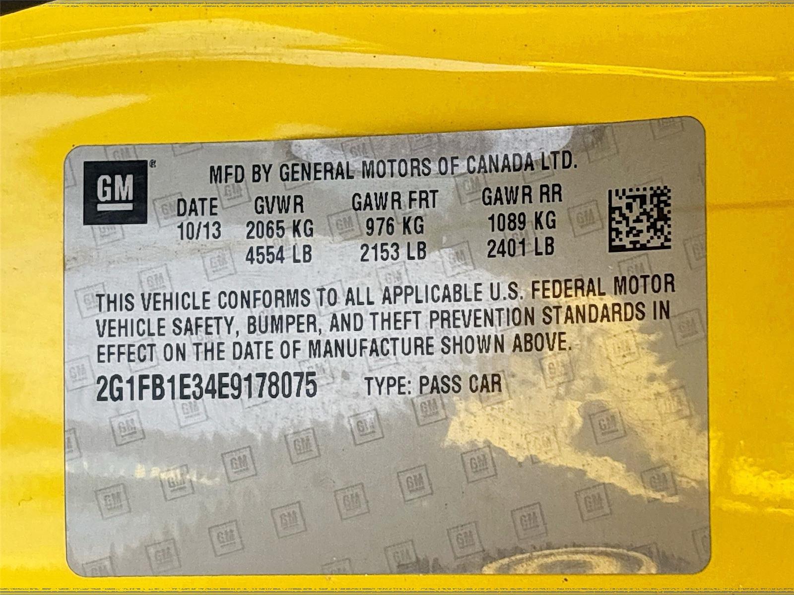 2014 Chevrolet Camaro LT