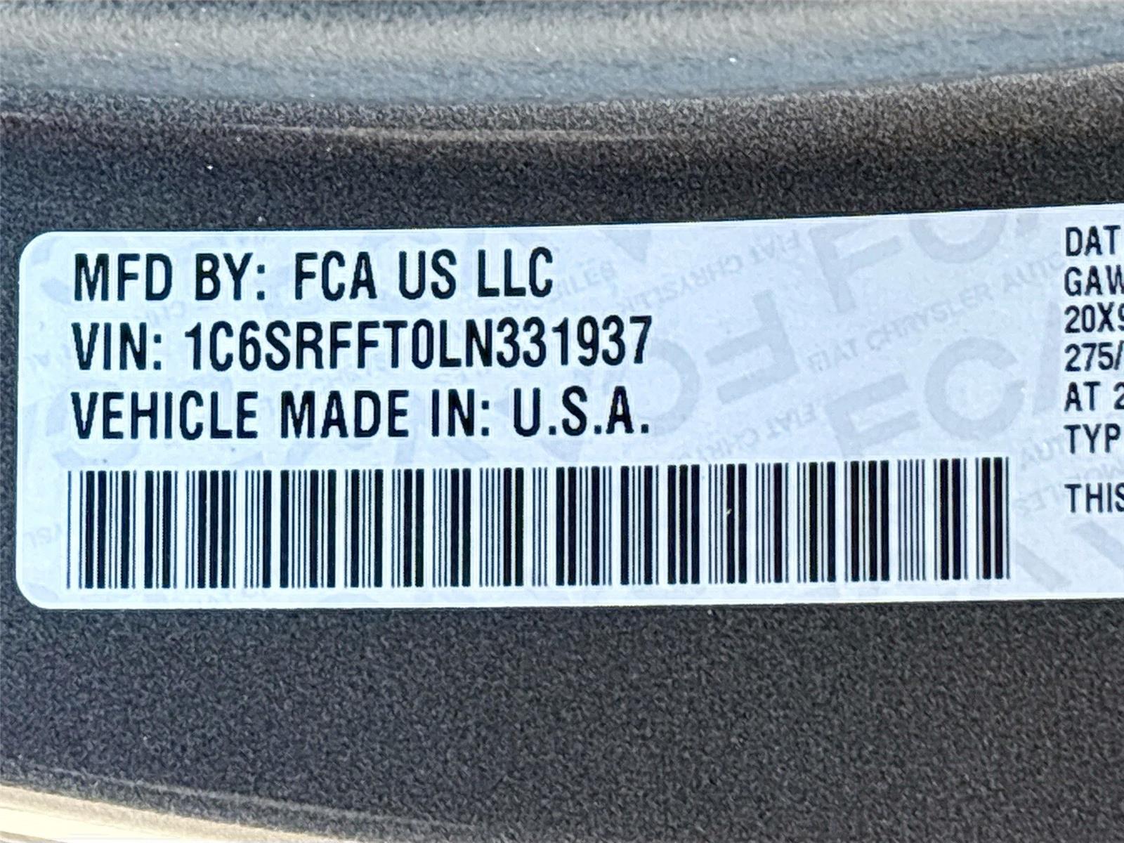 2020 Ram 1500 Big Horn