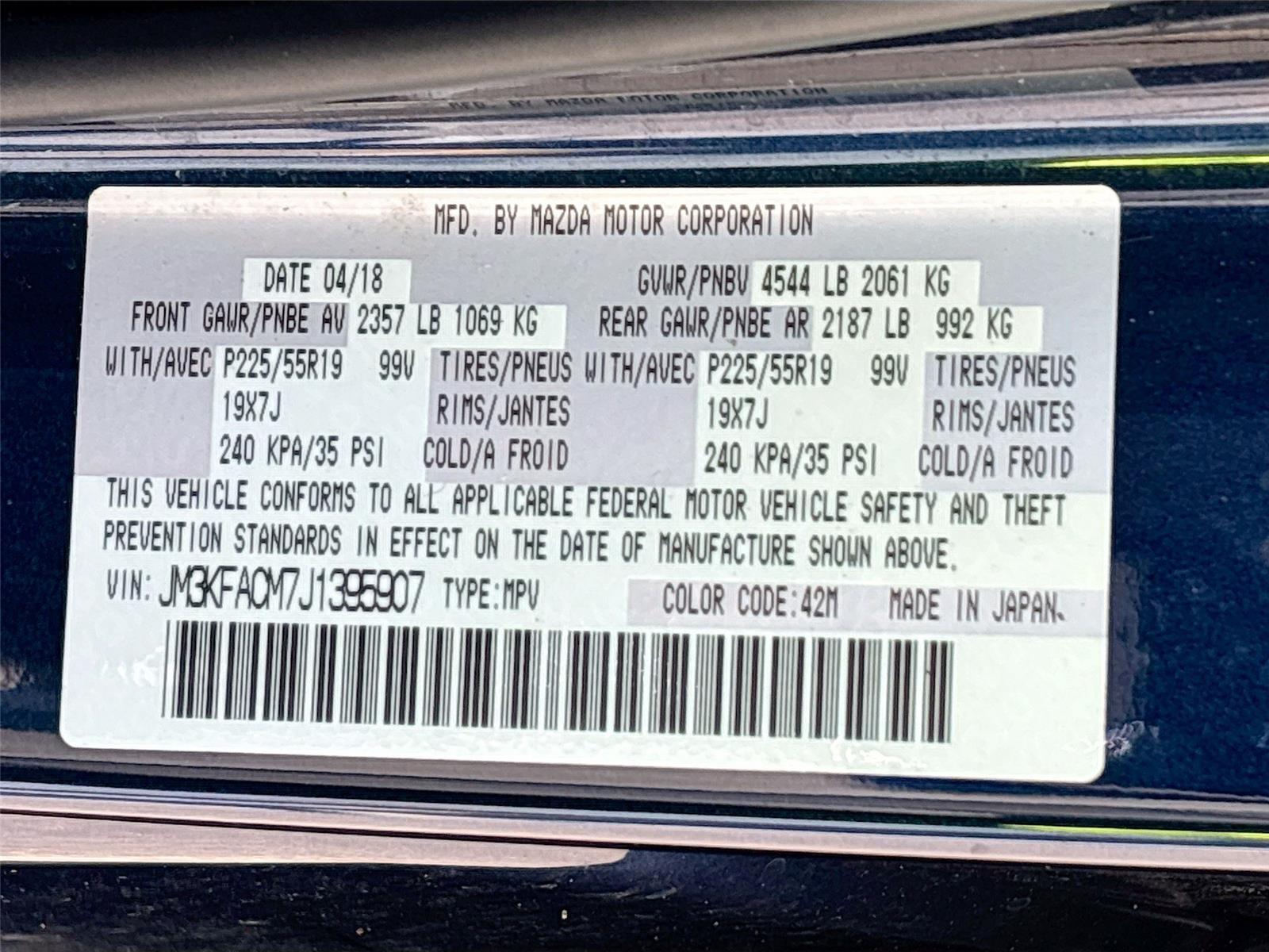 2018 Mazda CX-5 Touring