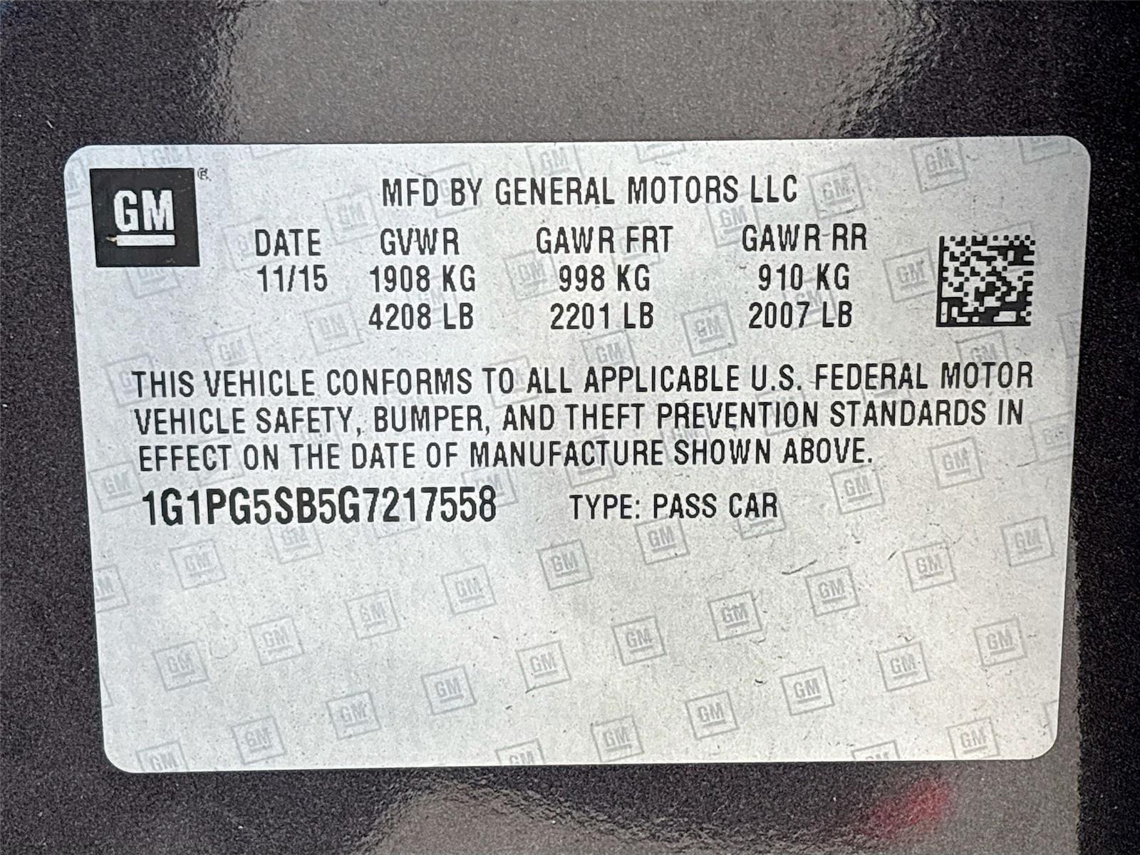 2016 Chevrolet Cruze Limited LTZ