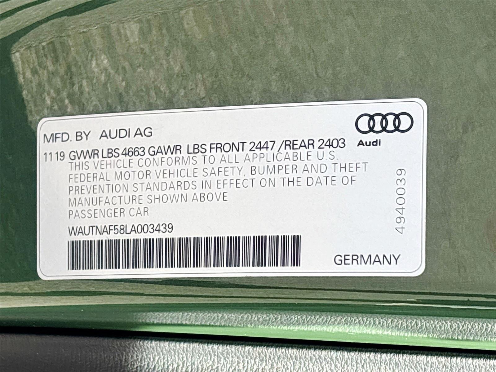 2020 Audi A5 Coupe Premium Plus