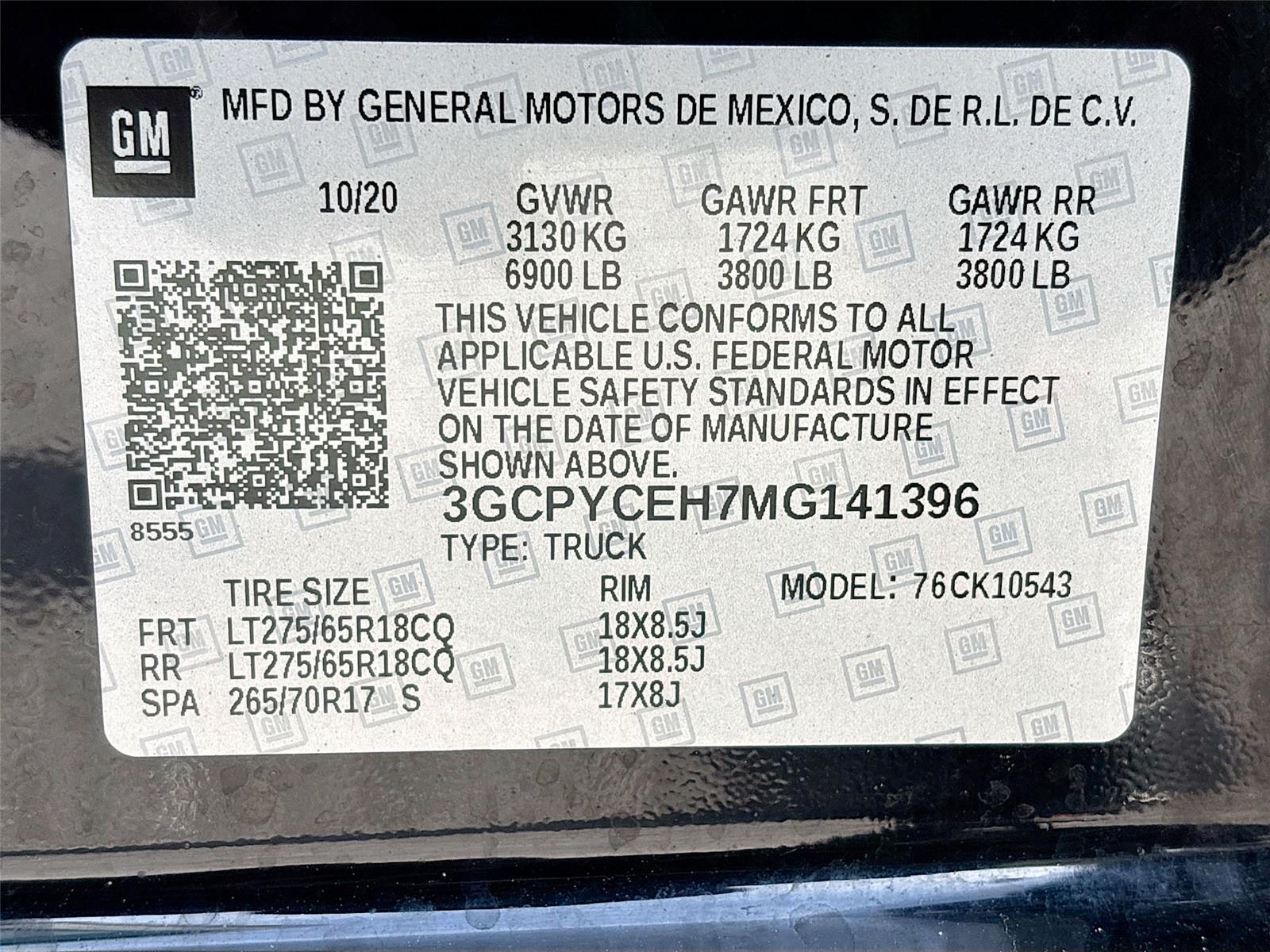 2021 Chevrolet Silverado 1500 Custom Trail Boss