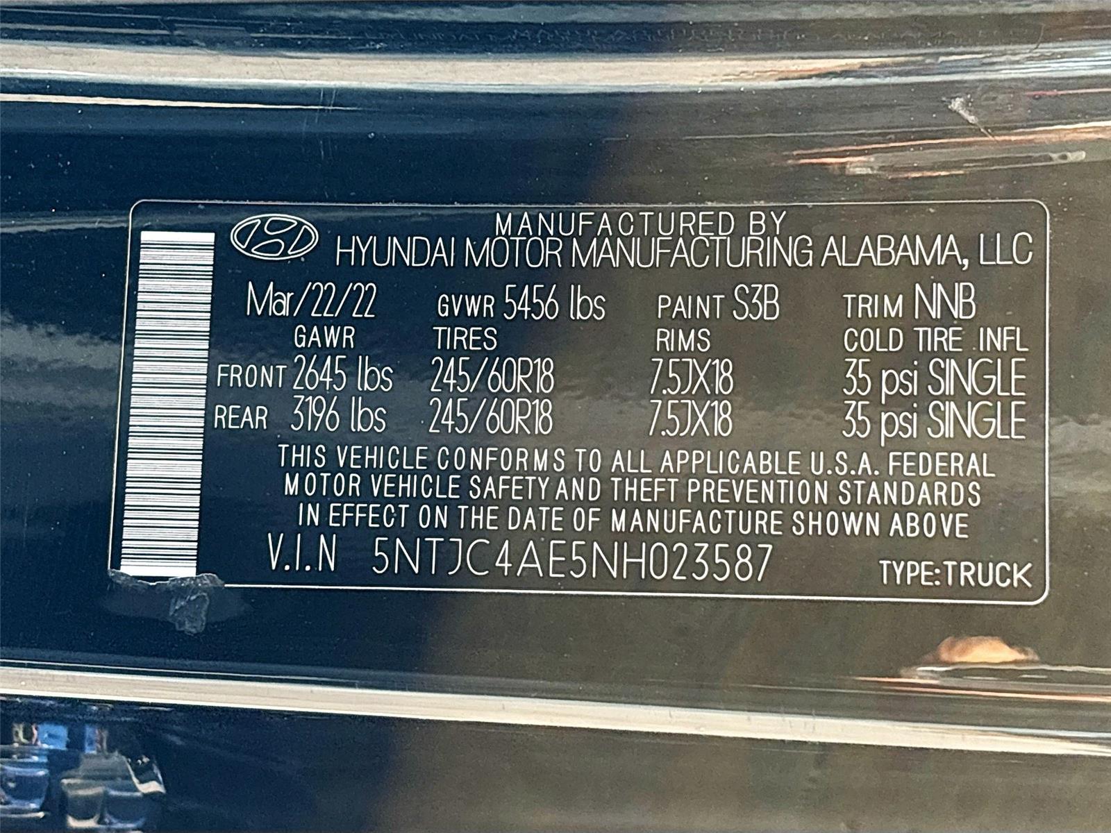 2022 Hyundai Santa Cruz SEL