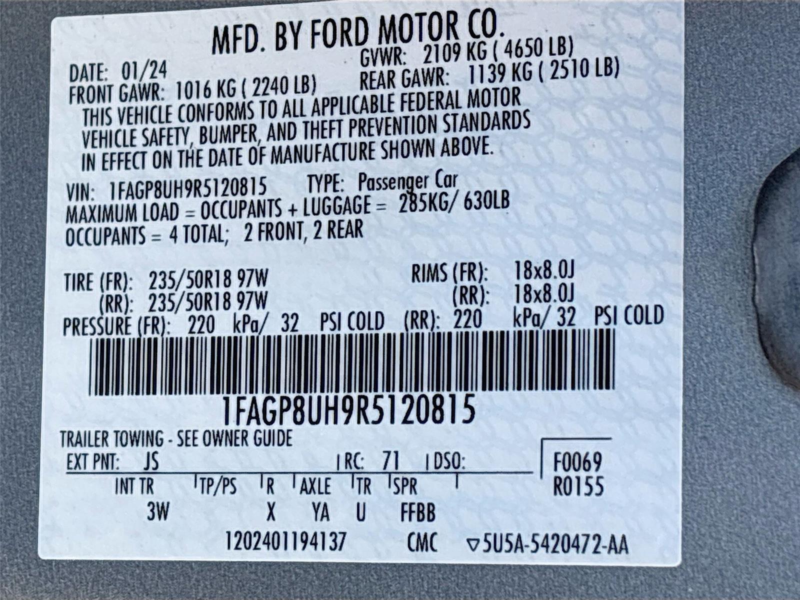 2024 Ford Mustang EcoBoost Premium