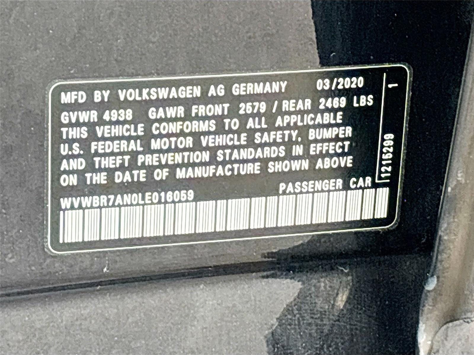 2020 Volkswagen Arteon SE