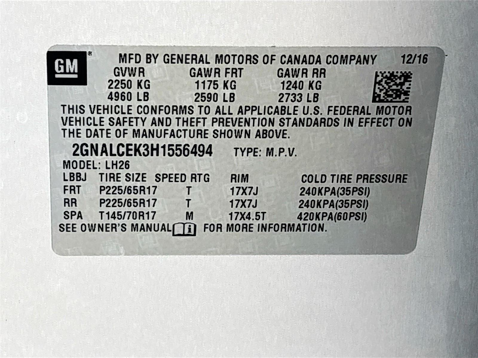 2017 Chevrolet Equinox LT
