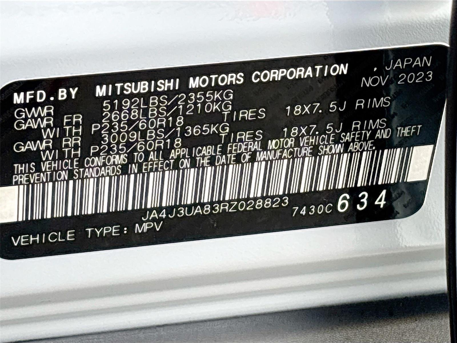 2024 MITSUBISHI OUTLANDER ES