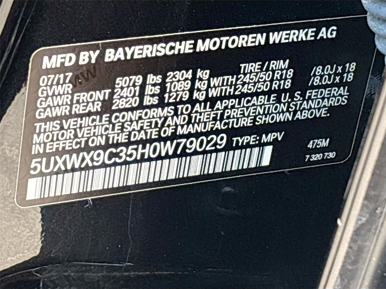 2017 BMW X3 xDrive28i