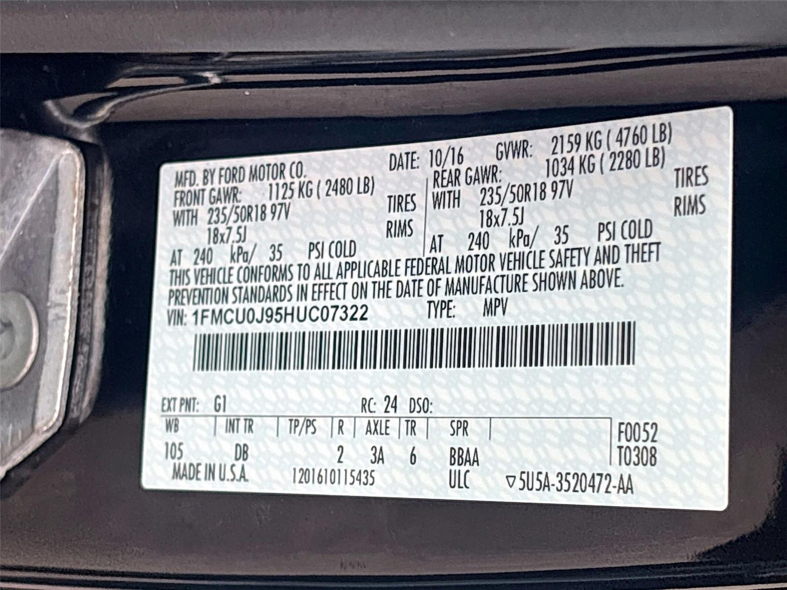 2017 Ford Escape Titanium