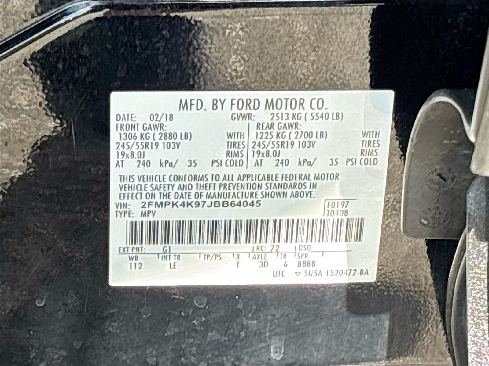 2018 Ford Edge Titanium