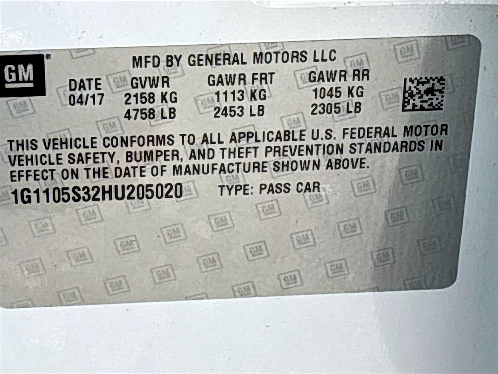 2017 Chevrolet Impala LT