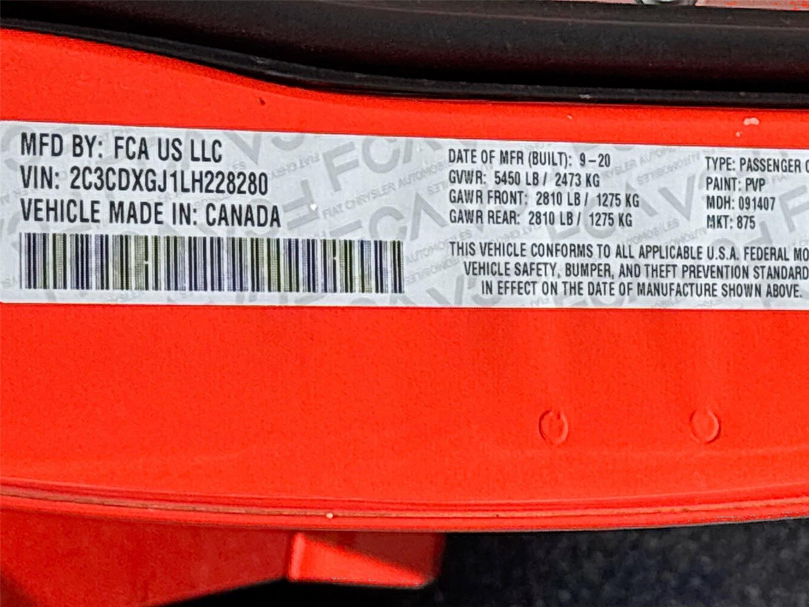 2020 Dodge Charger Scat Pack