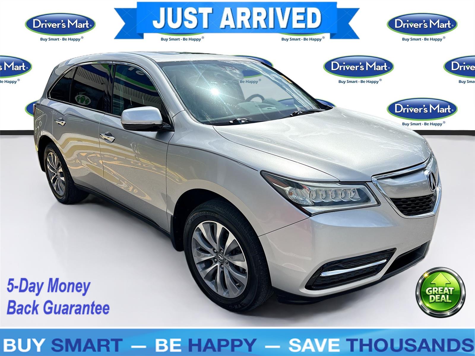 Silver Moon 2014 Acura MDX FWD with Technology Package SUV / Crossover Front-Wheel Drive Automatic