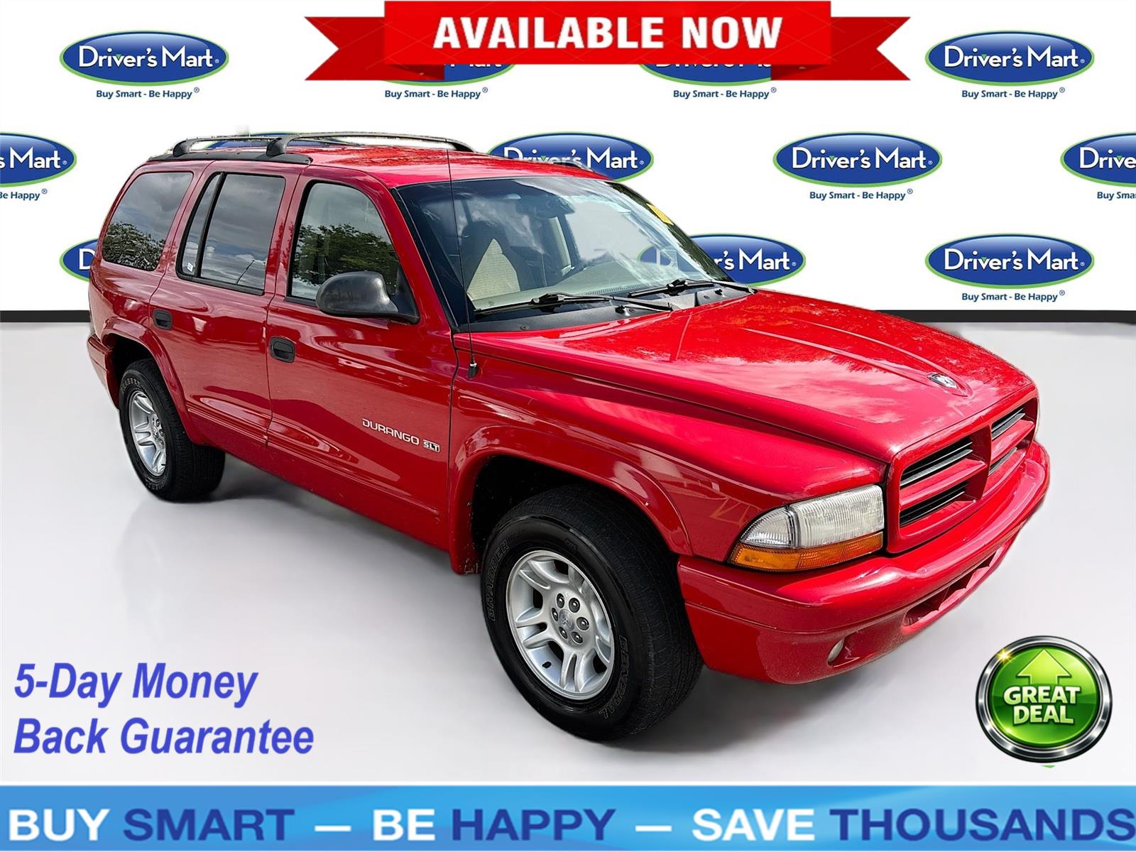Flame Red 2001 Dodge Durango SUV / Crossover 4-Speed Automatic