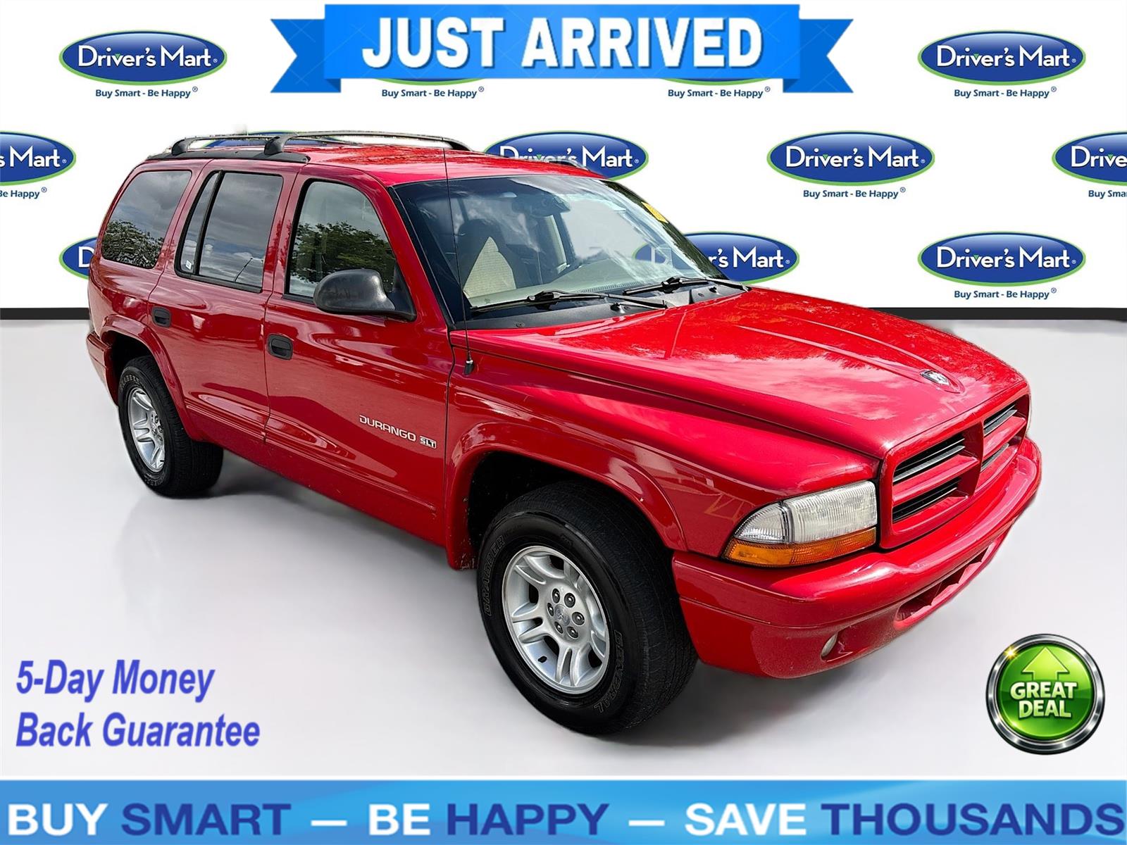 Flame Red 2001 Dodge Durango SUV / Crossover 4-Speed Automatic