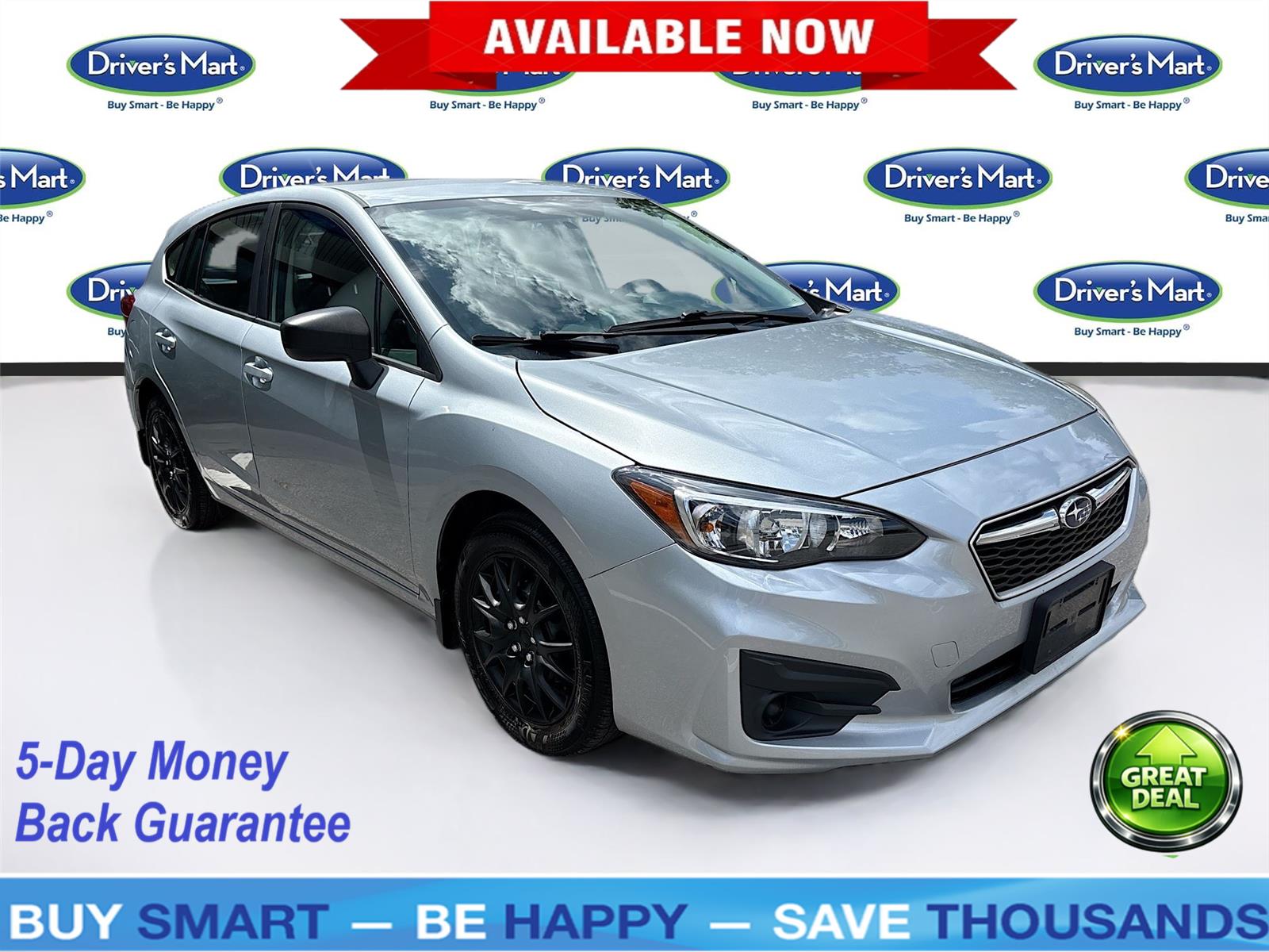 Ice Silver Metallic 2019 Subaru Impreza Sedan Continuously Variable Transmission