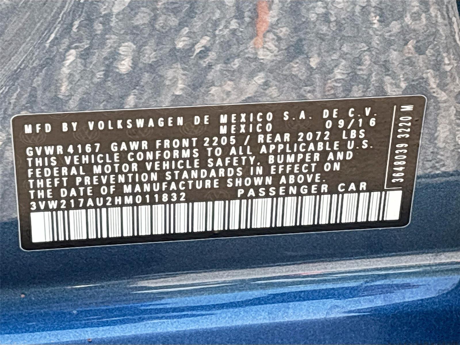 2017 Volkswagen Golf Wolfsburg Edition