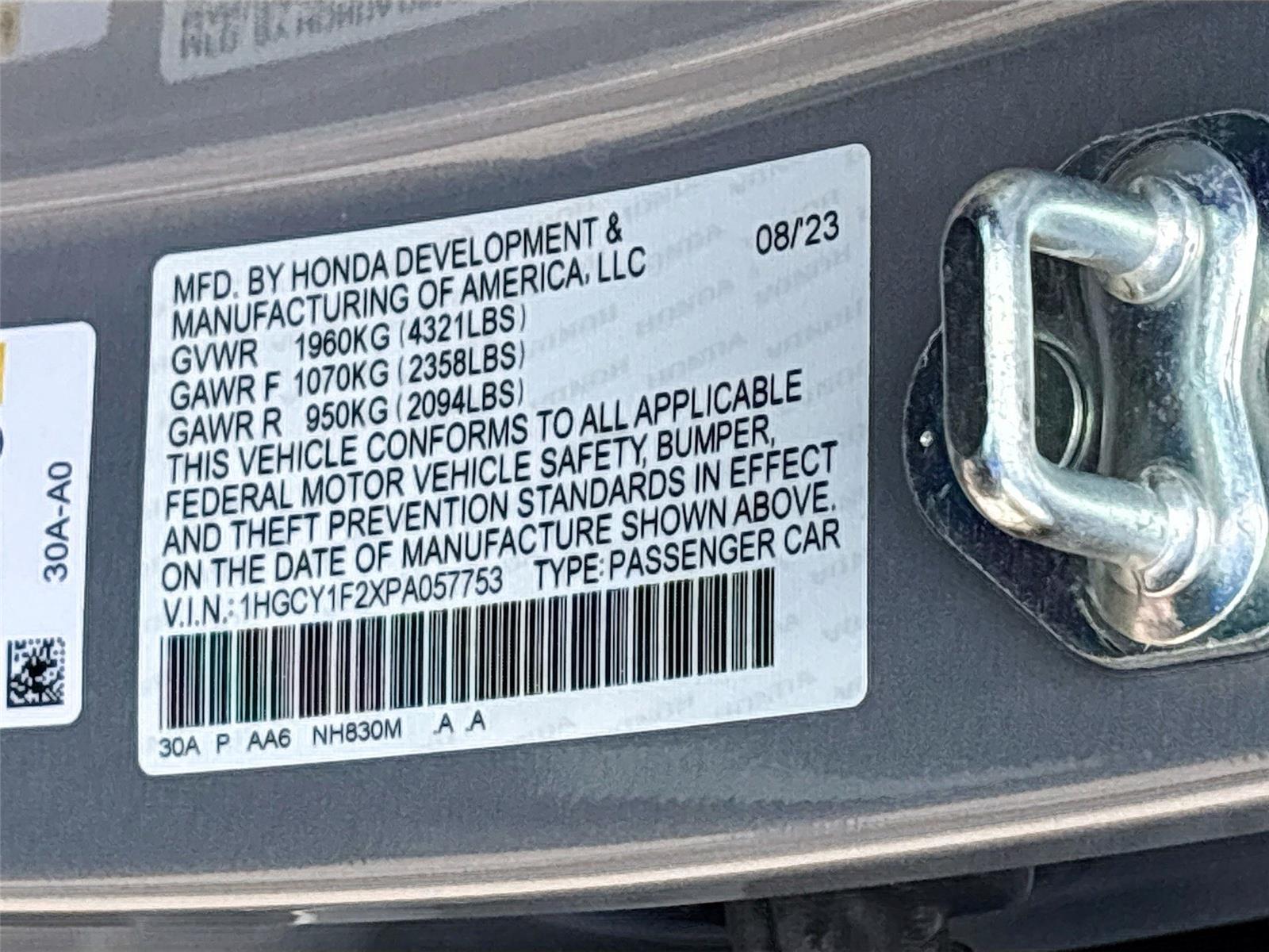 2023 Honda Accord Sedan LX