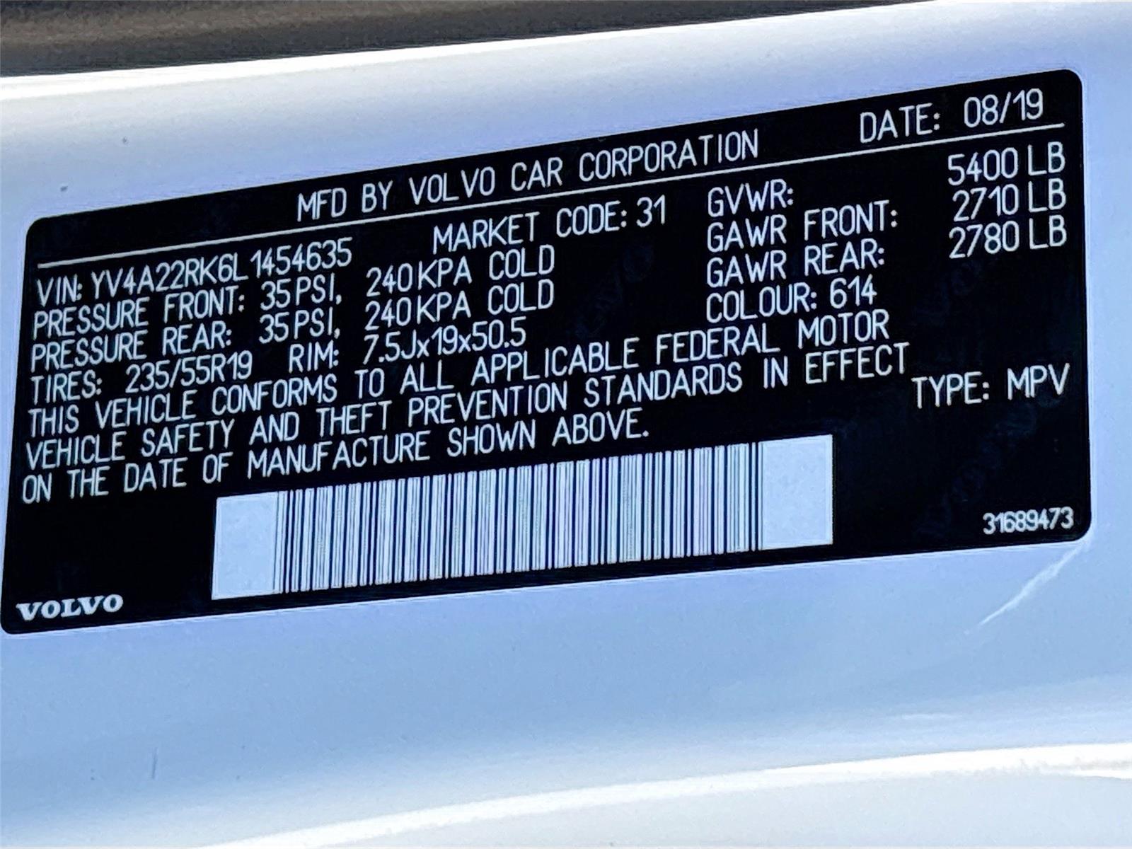 2020 Volvo XC60 Momentum