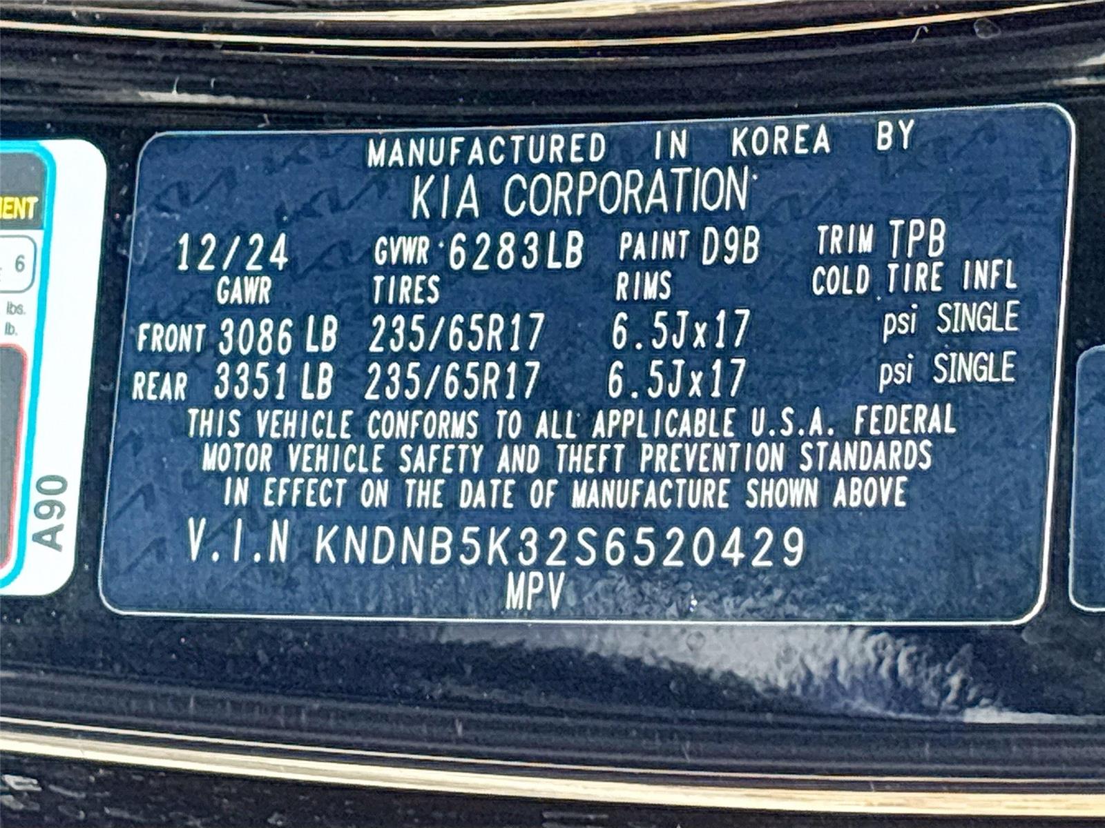 2025 Kia Carnival LXS