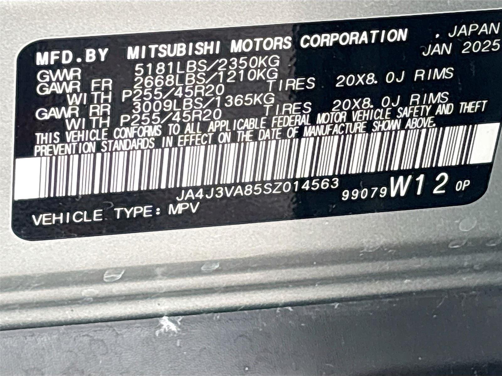 2025 Mitsubishi Outlander SE