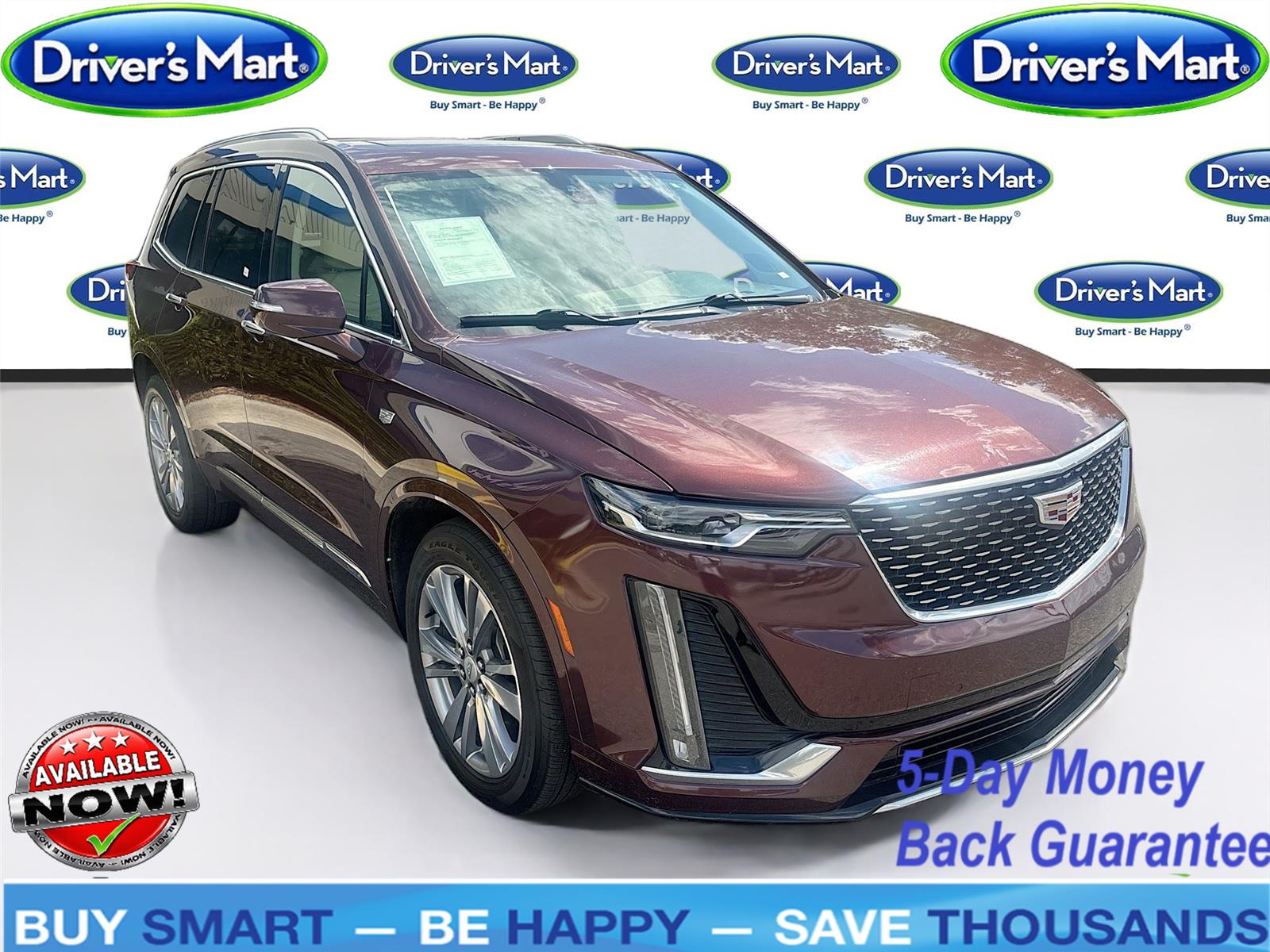 Rosewood Metallic 2023 Cadillac XT6 SUV / Crossover Front-Wheel Drive 9-Speed Automatic