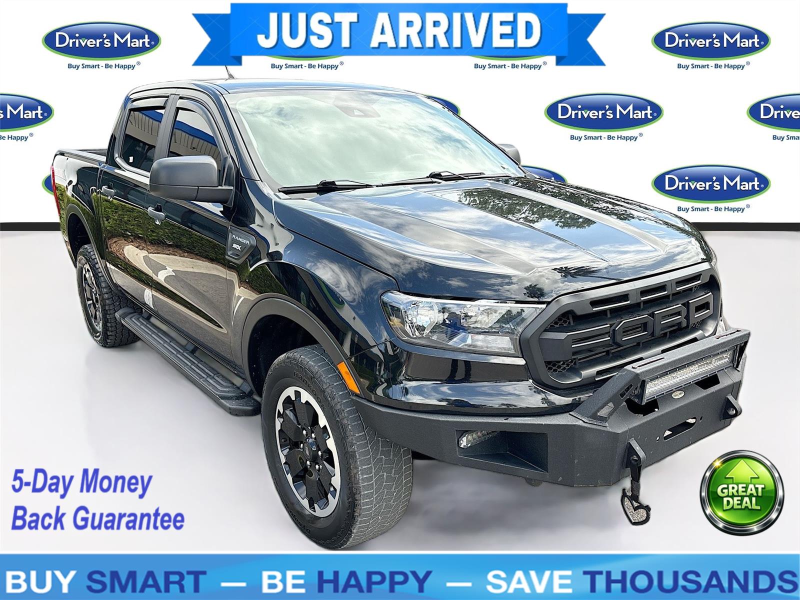 Shadow Black 2021 Ford Ranger XL SuperCrew RWD Pickup Truck 4X2 Automatic